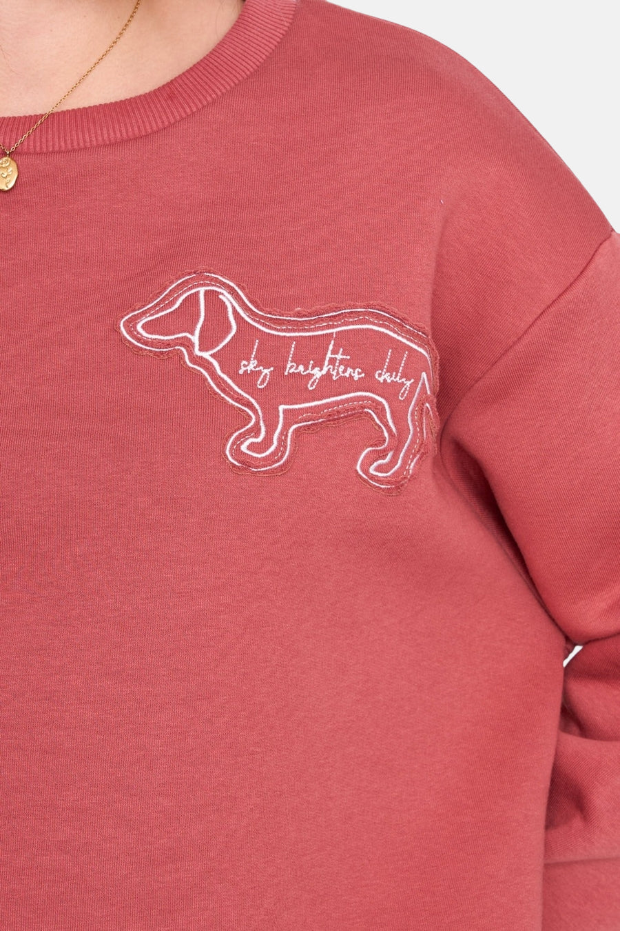 Sweater met ronde hals rood - 24 colours - Image 3