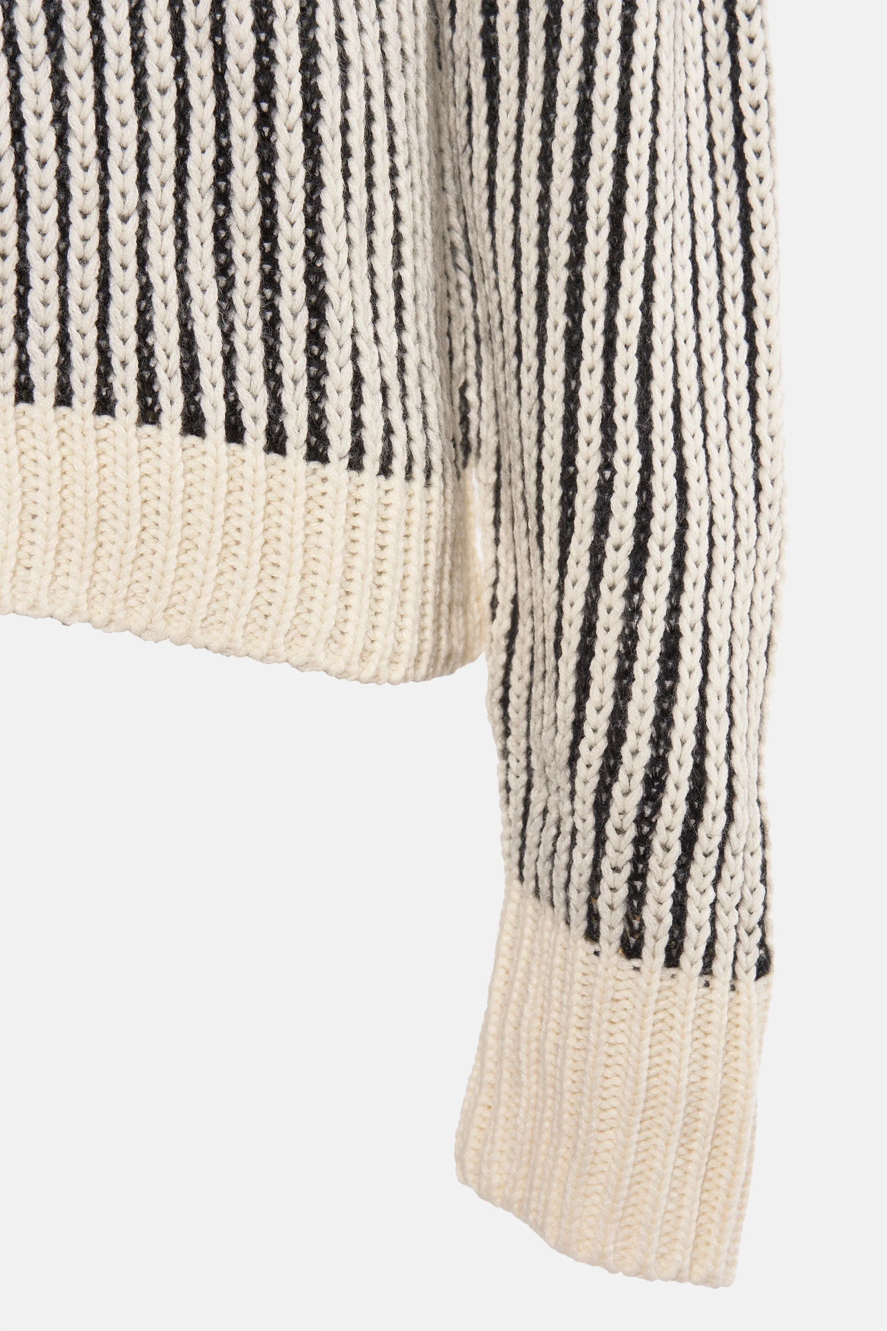 Pull met ronde hals - ecru - Image 3