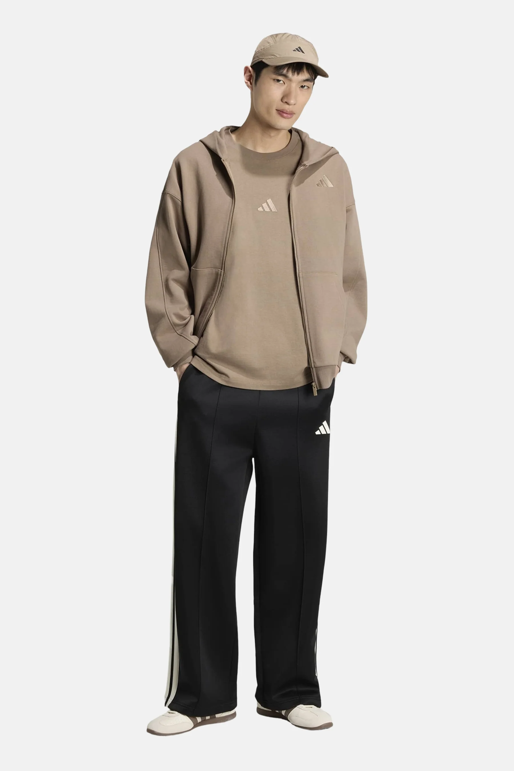 Sweater (gilet) bruin - ADIDAS - Image 2