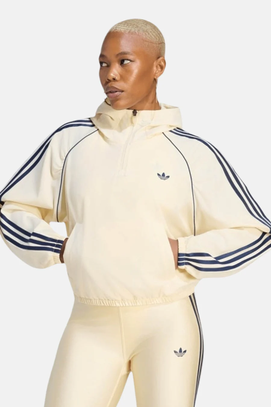 Sweater met kap - ecru