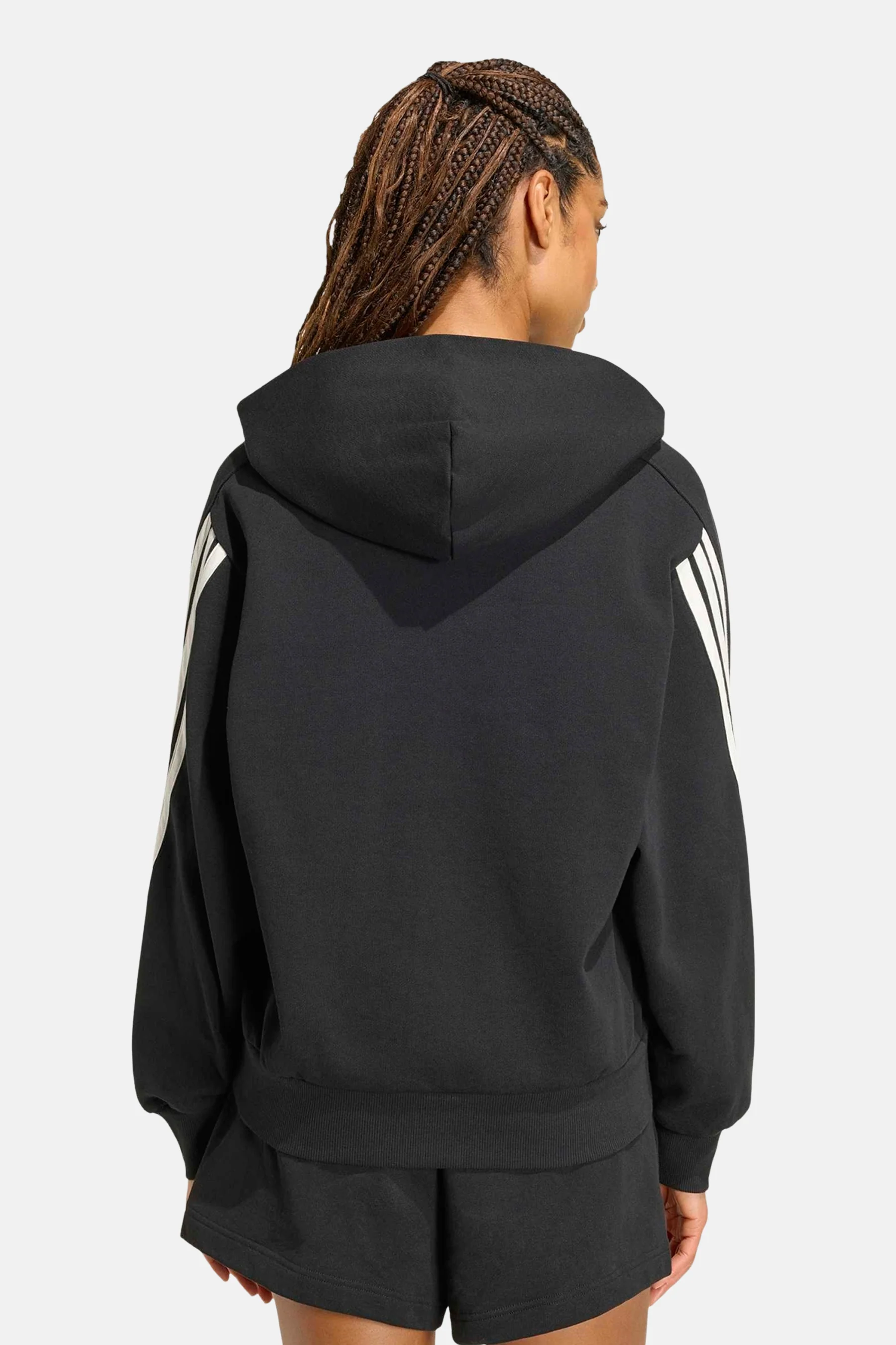 Sweater met kap - zwart - Image 3