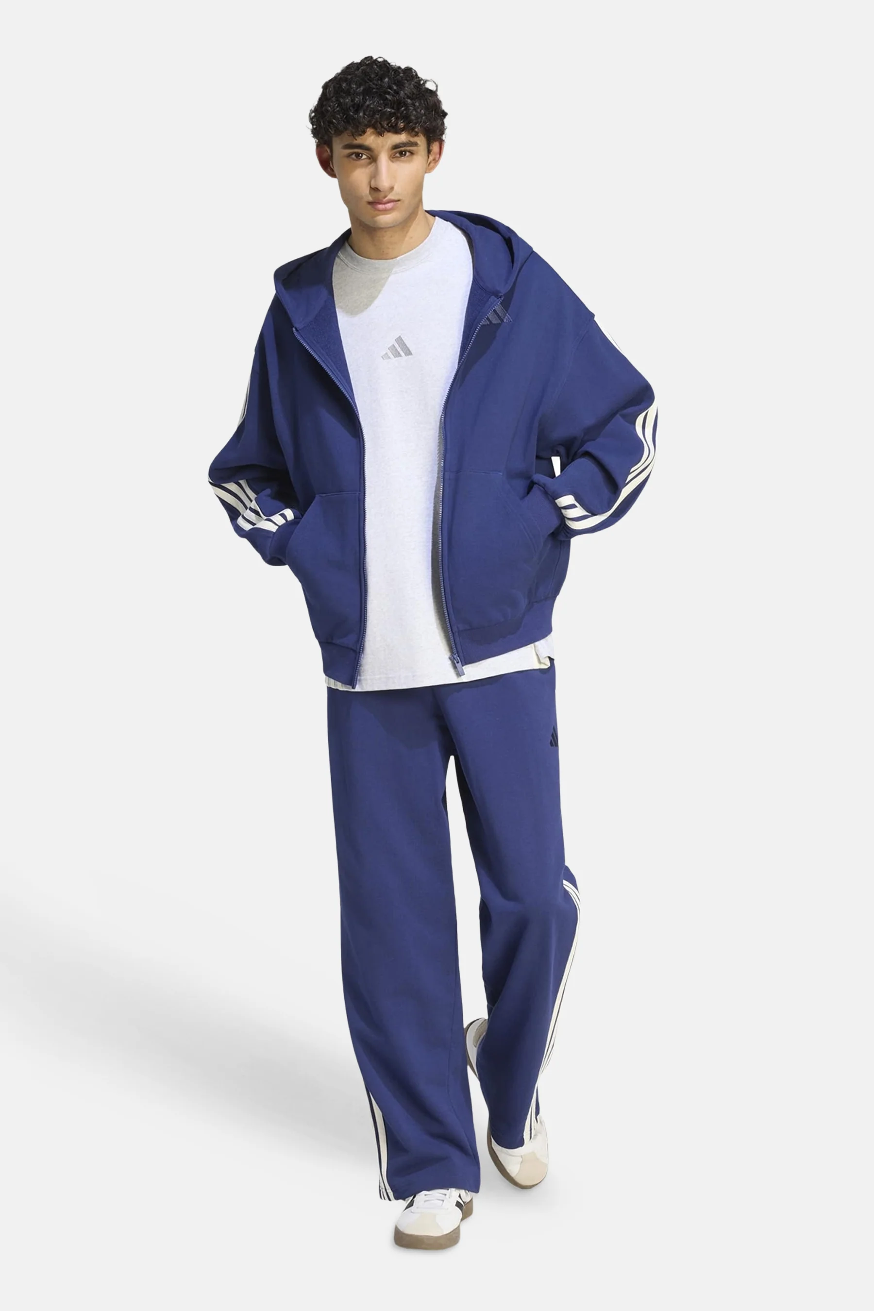 T-shirt (korte mouwen) grijs - ADIDAS - Image 2