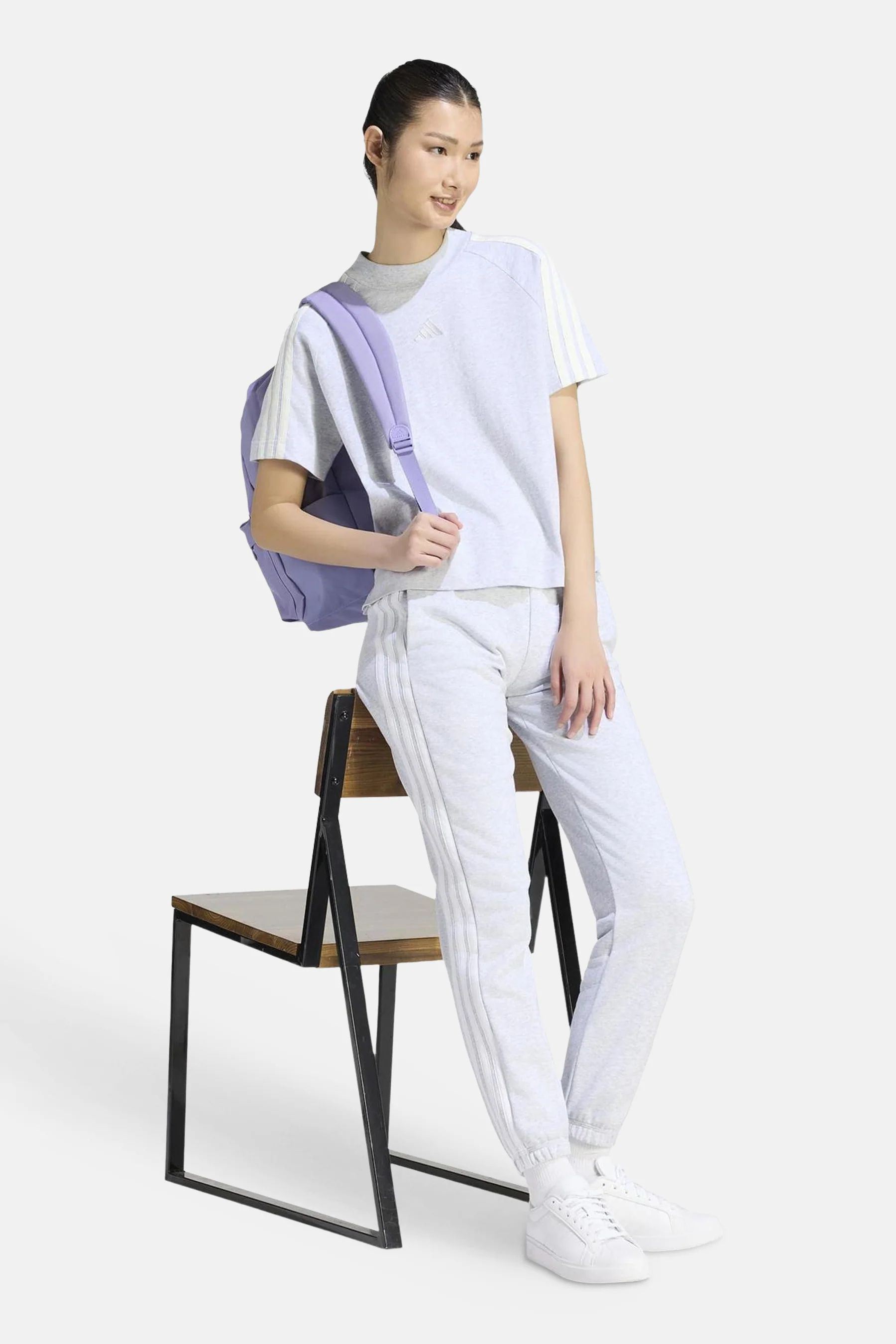 Top (korte mouwen) grijs - ADIDAS - Image 2