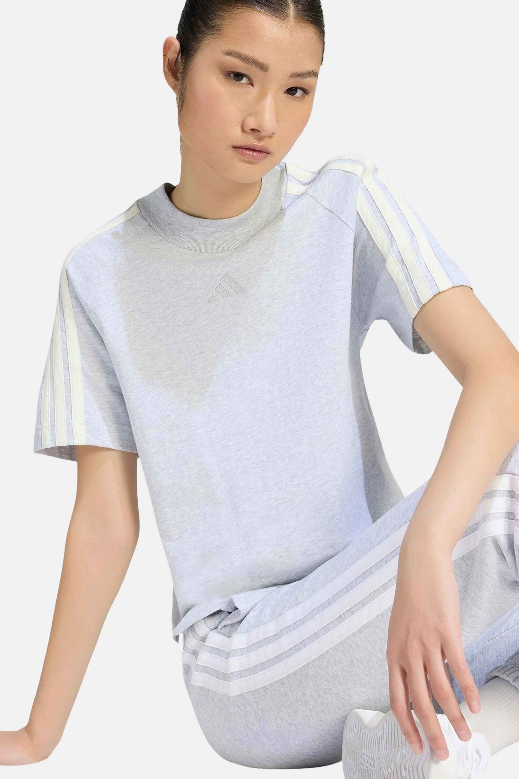 Top (korte mouwen) grijs - ADIDAS - Image 5