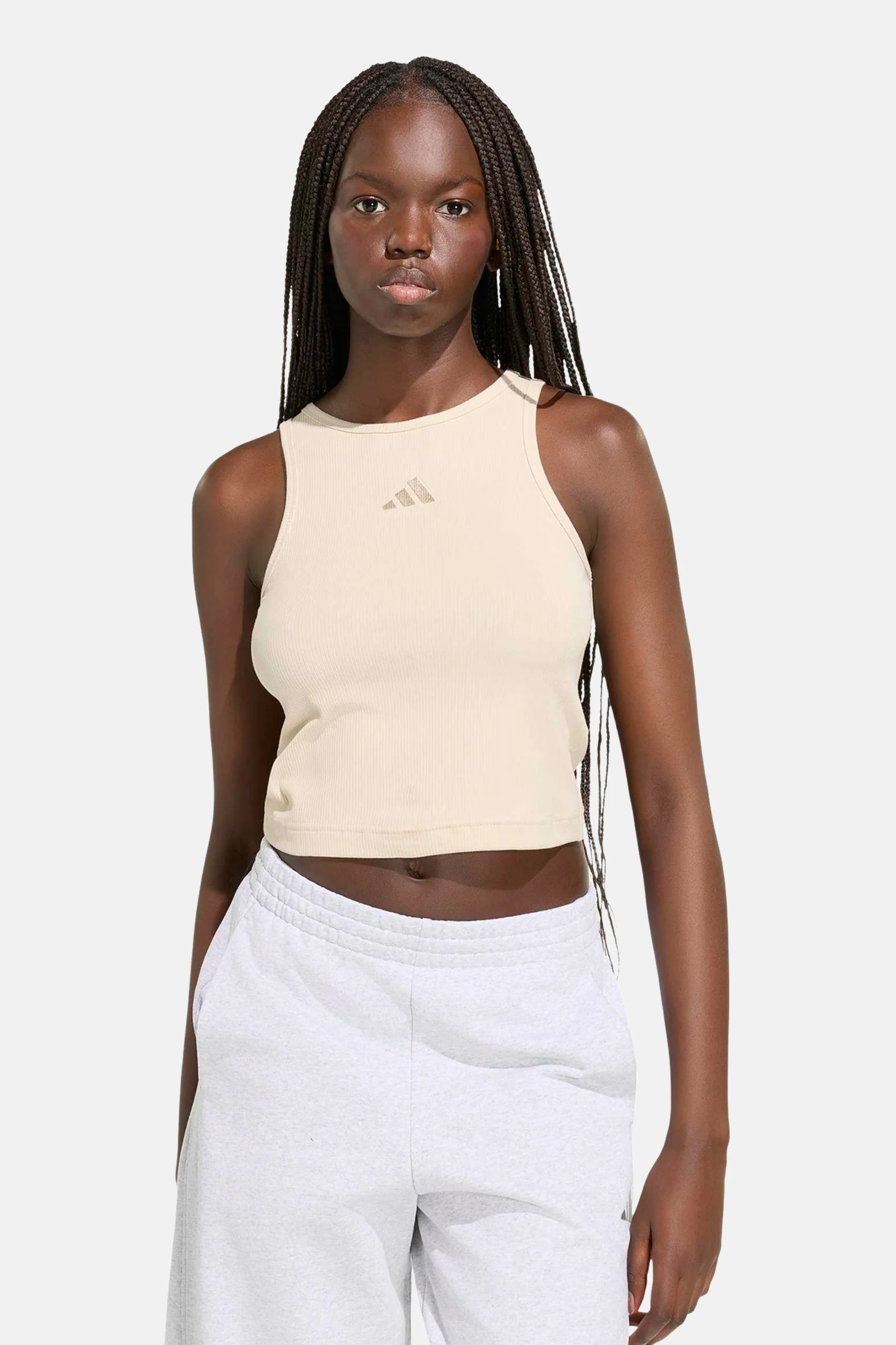 Top (zonder mouwen) beige - ADIDAS