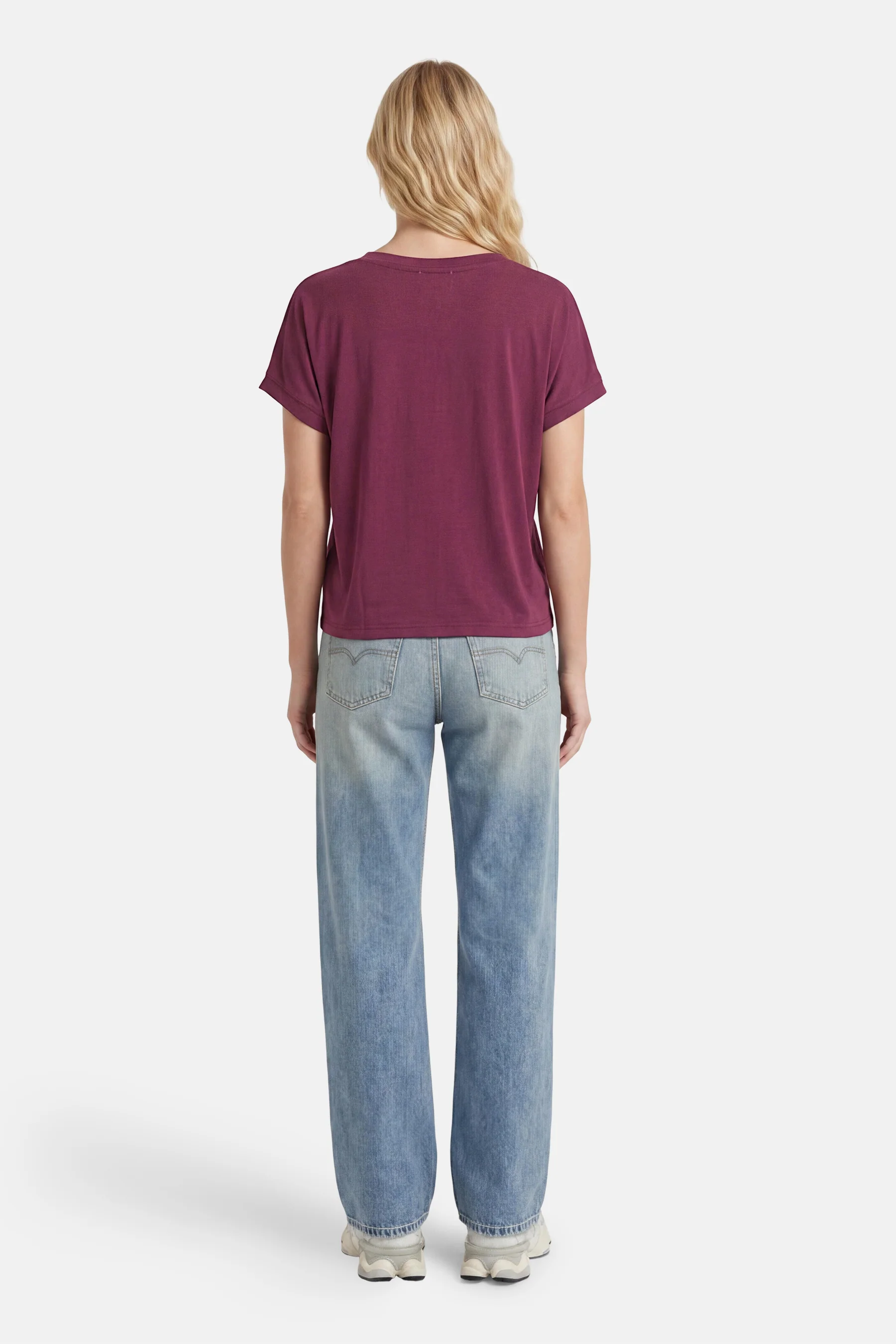 T-shirt - paars - Image 3