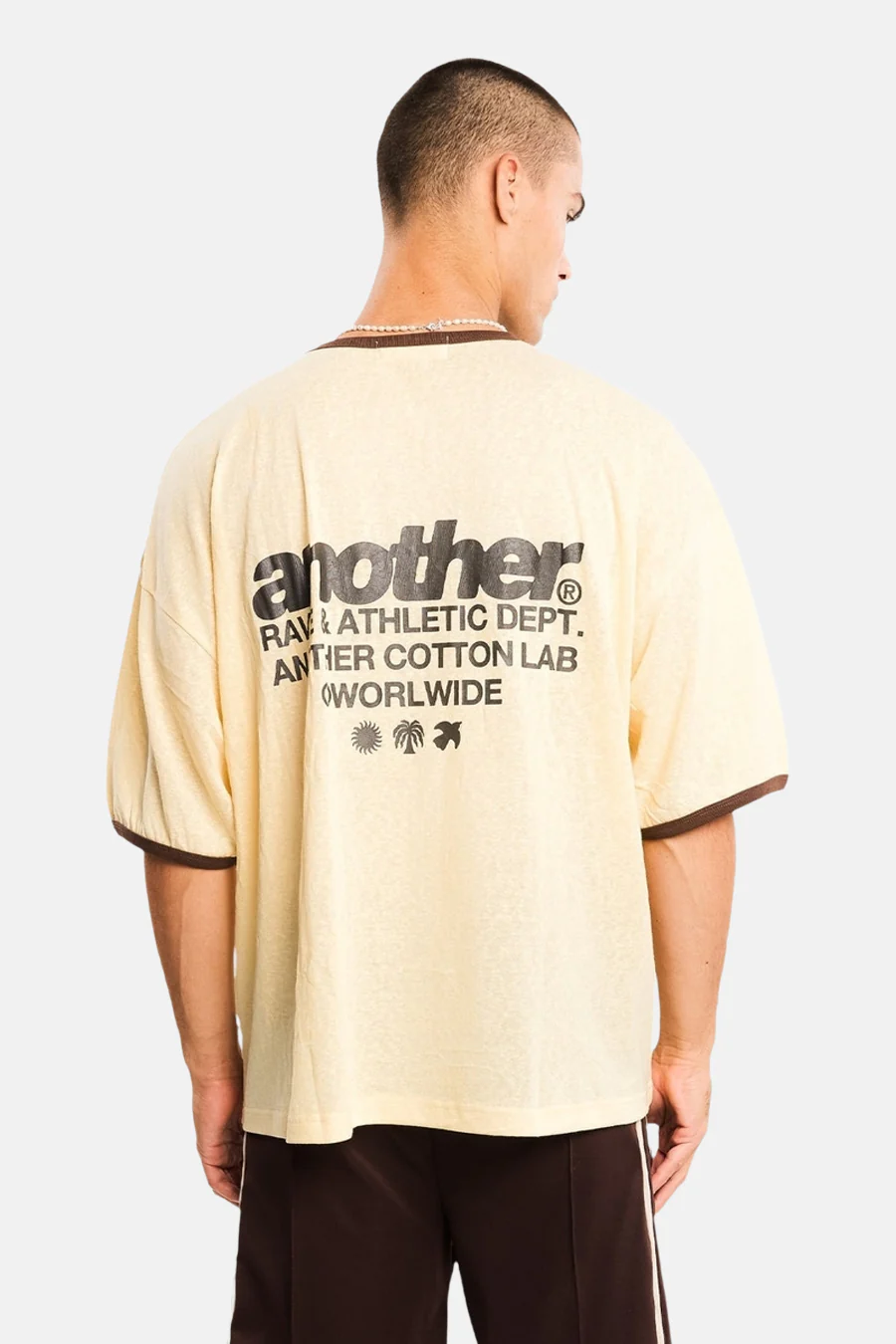 T-shirt met korte mouwen - Geel