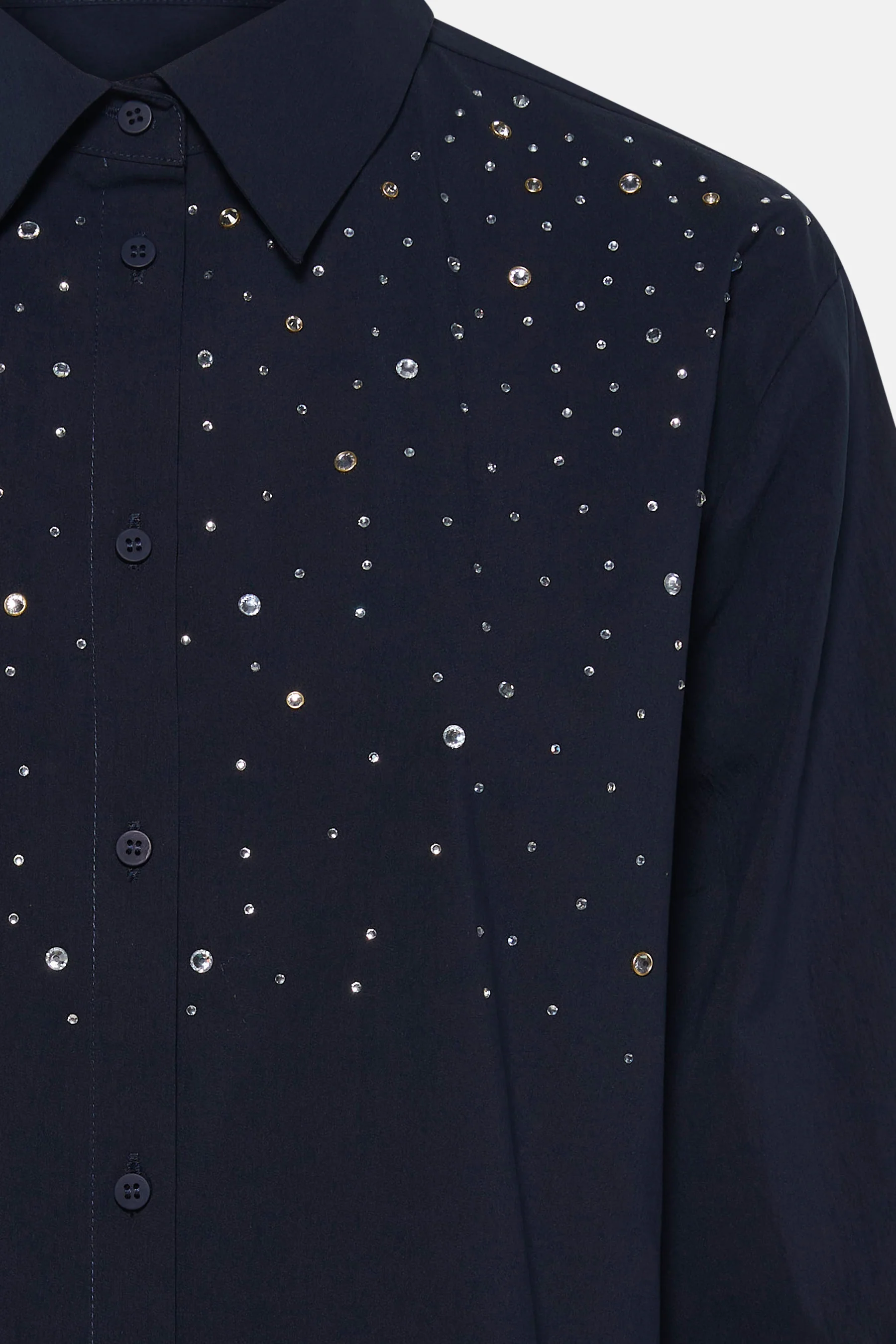 Blouse met 3/4 mouw - blauw - Image 3