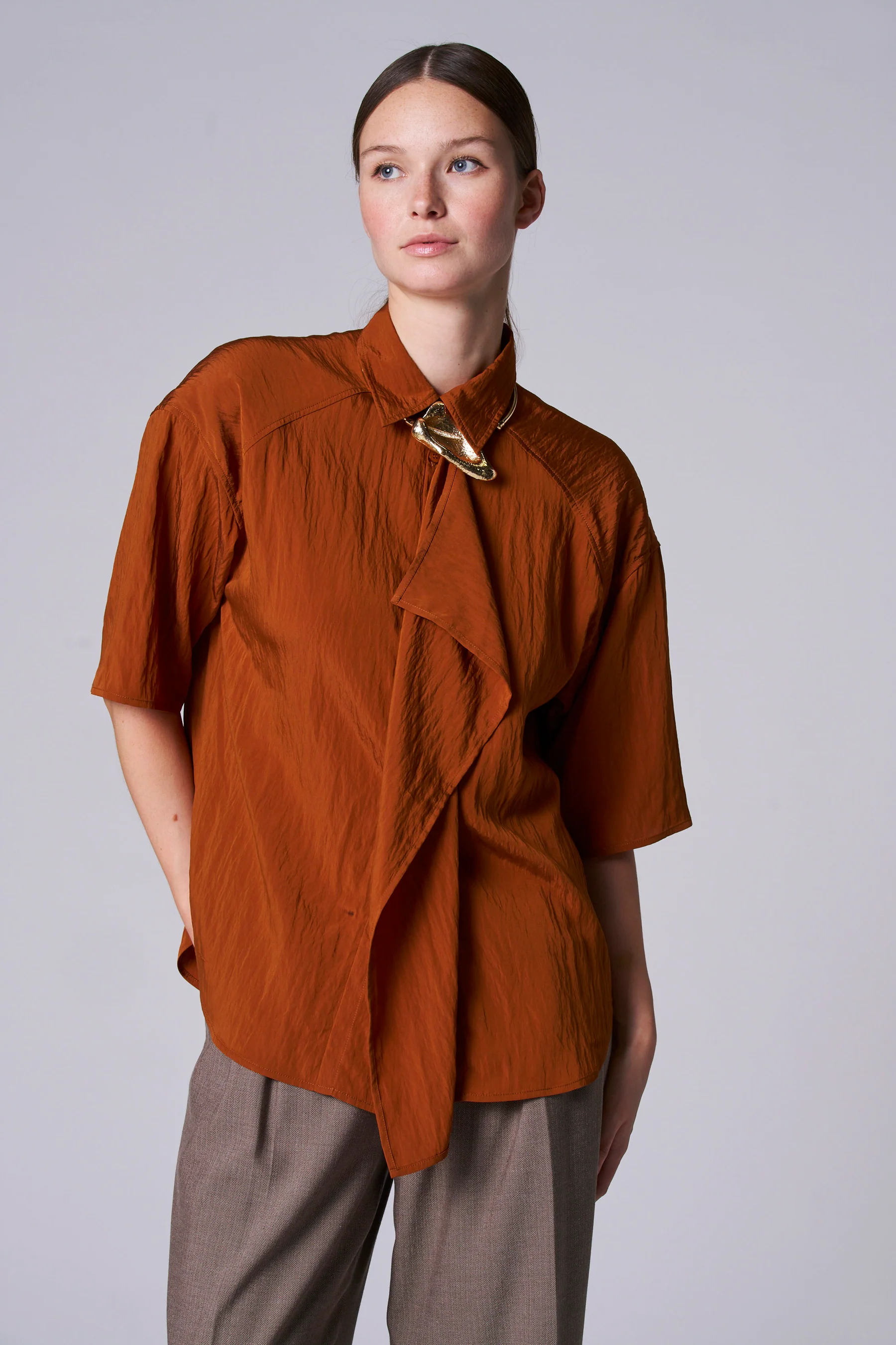 Blouse - Bruin