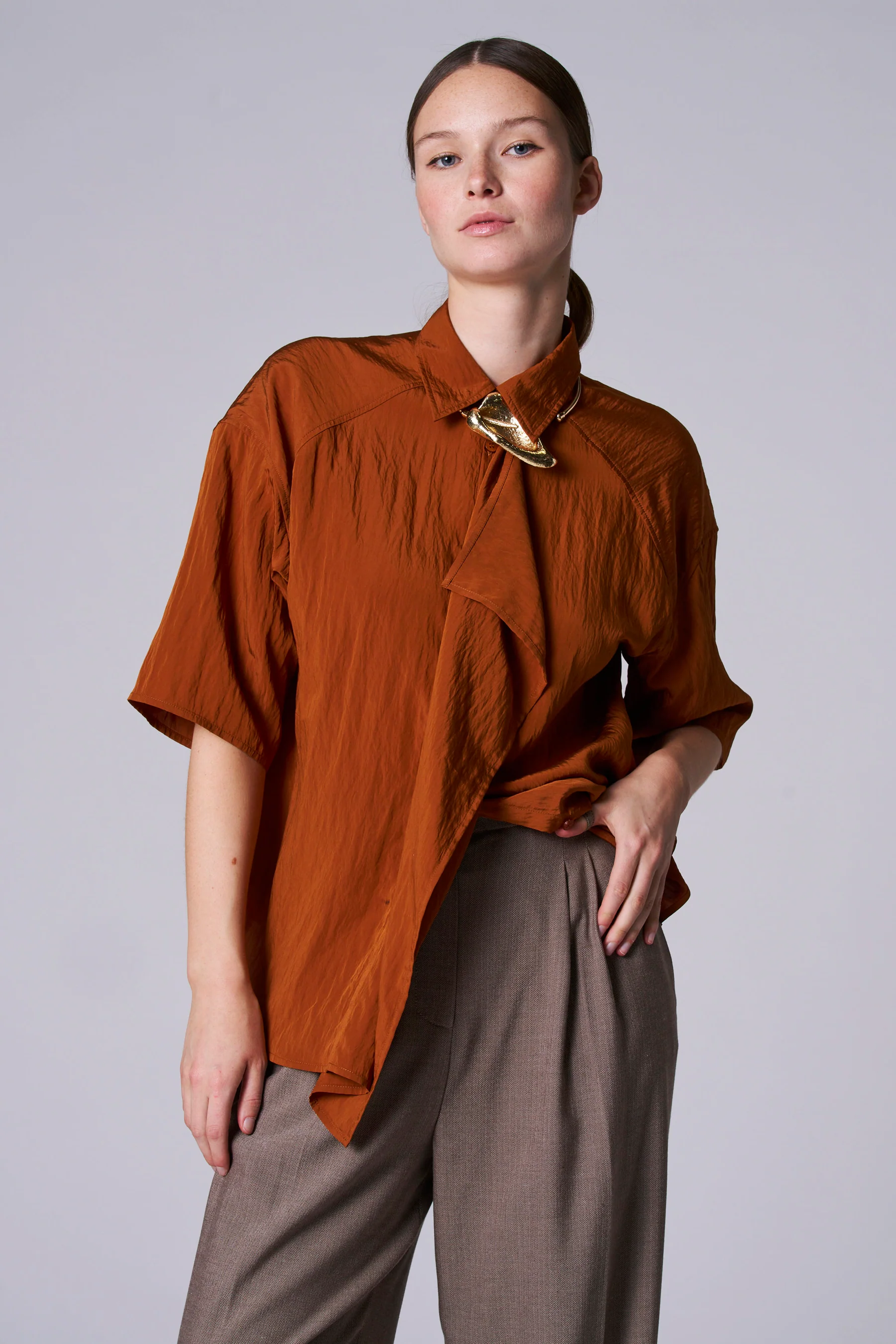 Blouse - Bruin - Image 4