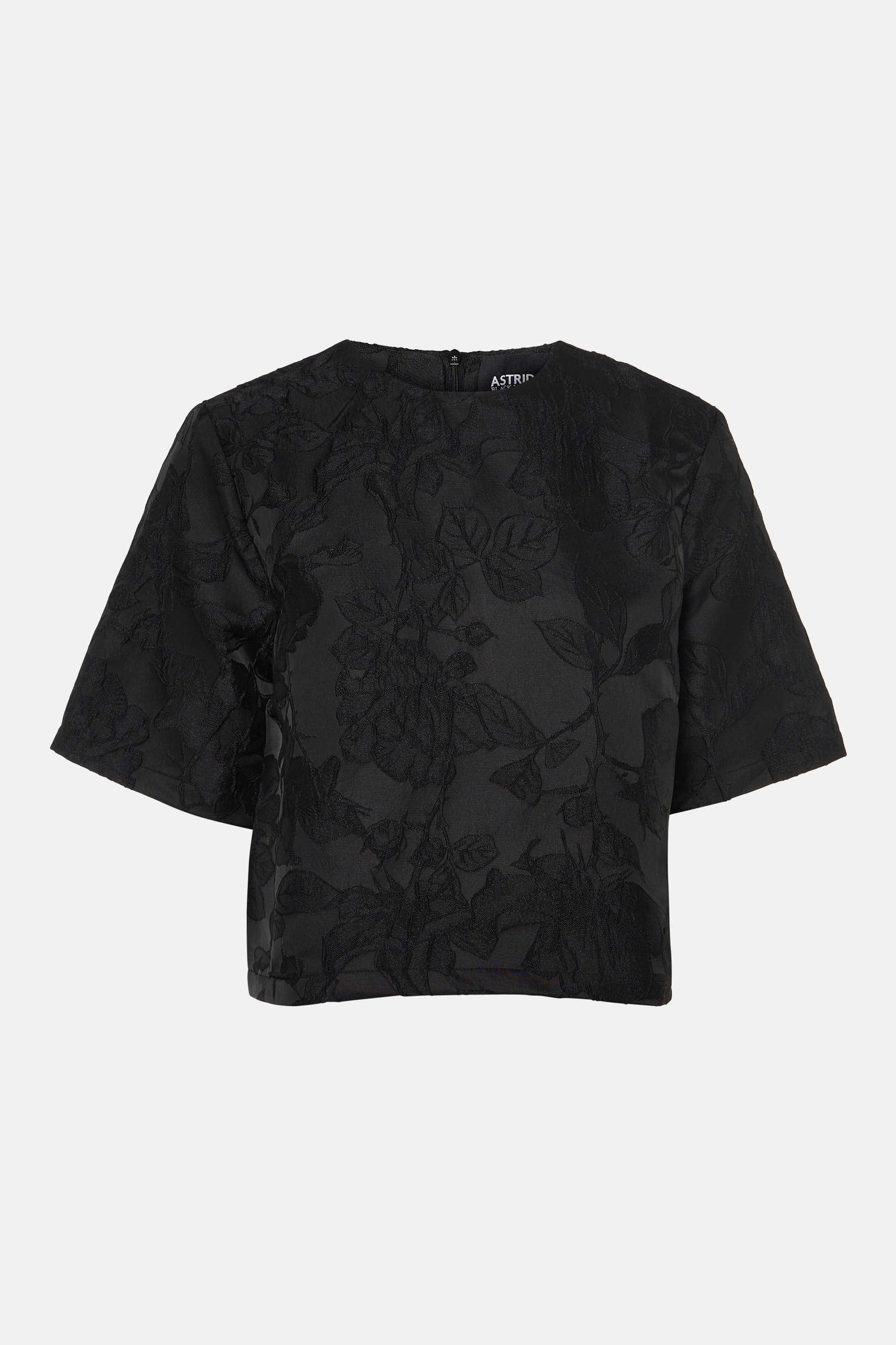 Blouse met 3/4 mouw - zwart