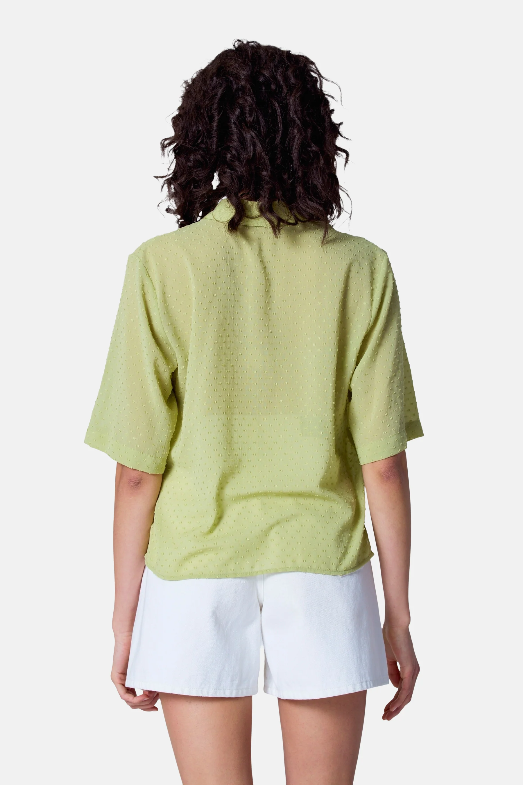 Blouse met korte mouwen - groen - Image 3