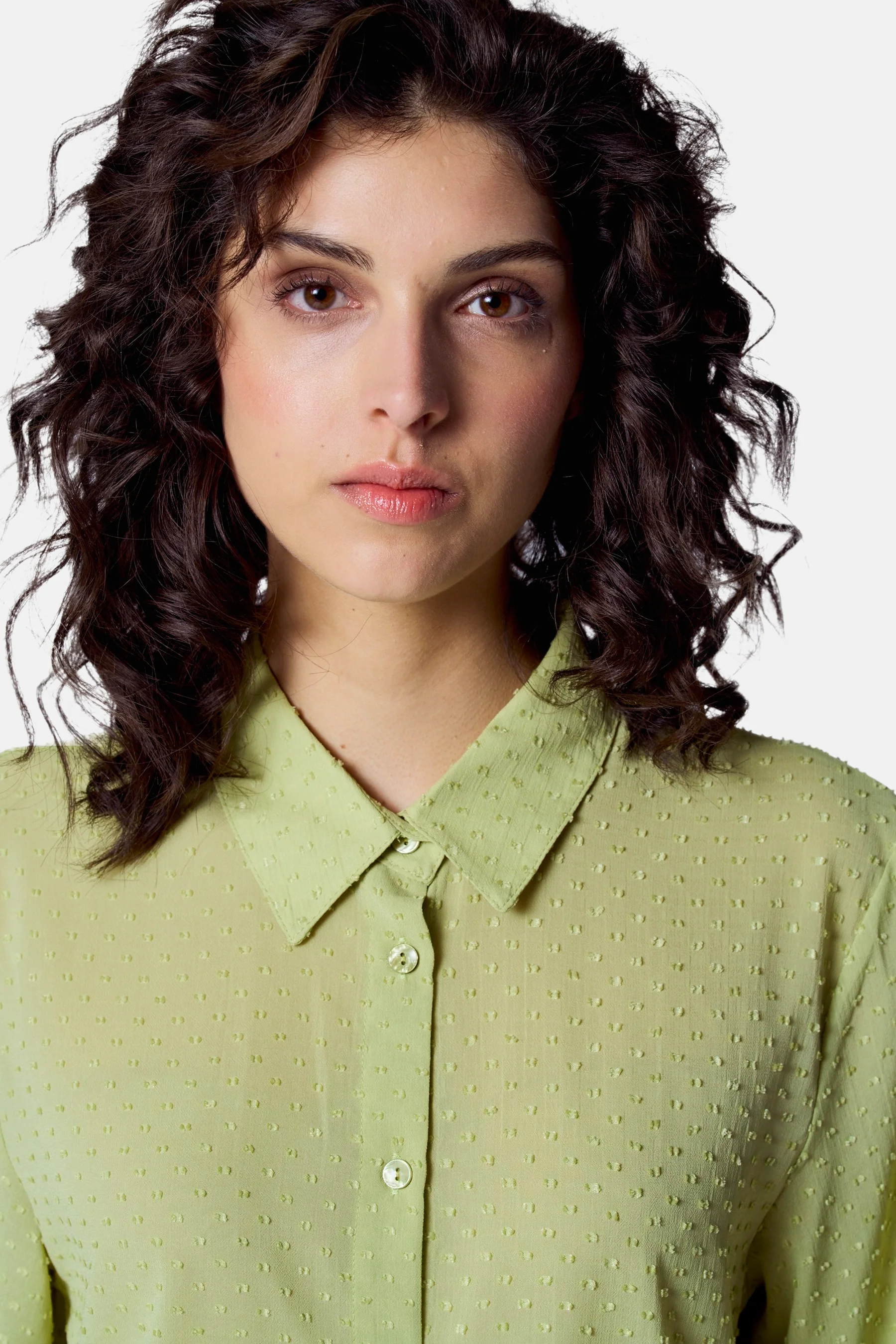 Blouse met korte mouwen - groen - Image 5
