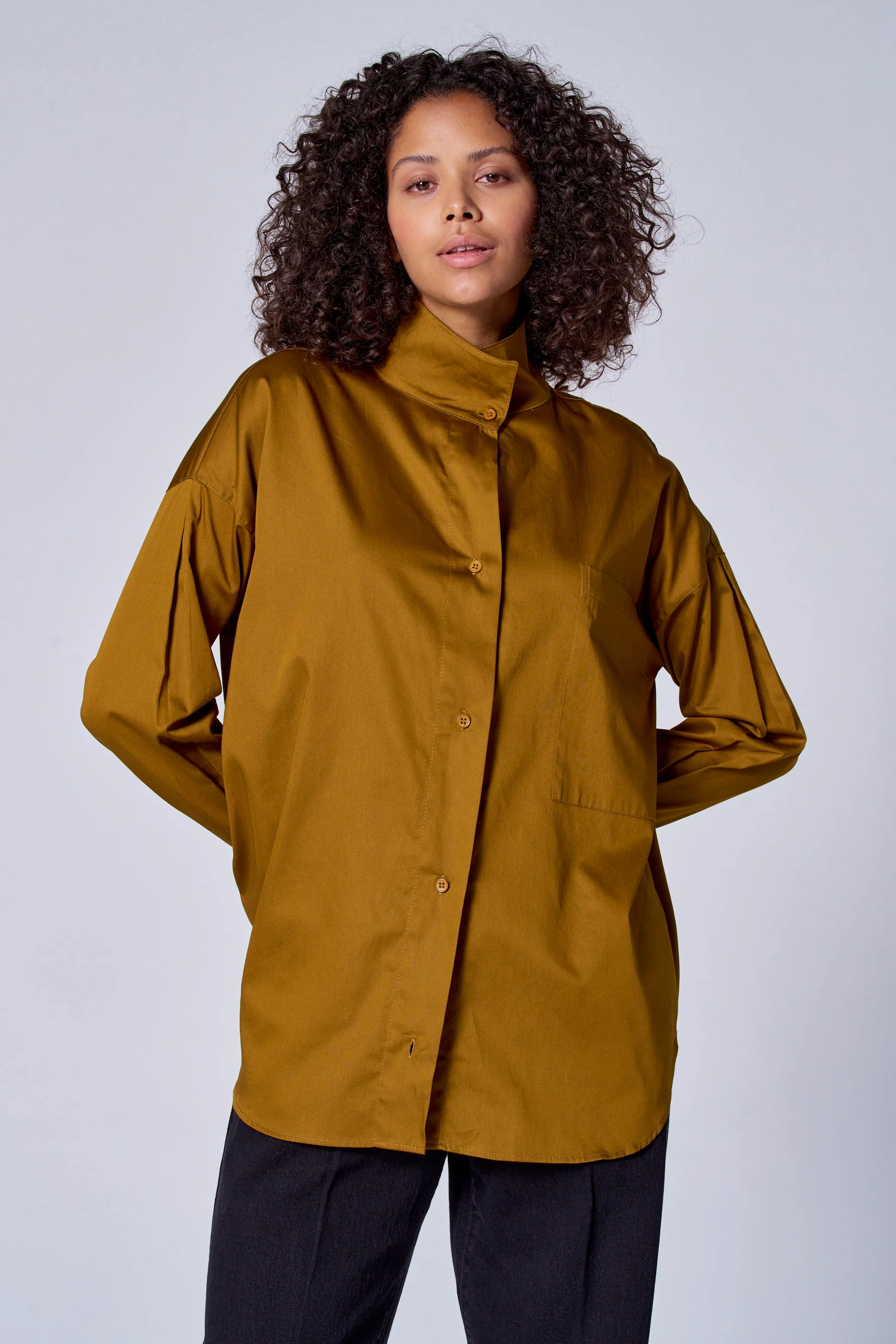 Blouse met lange mouwen - groen
