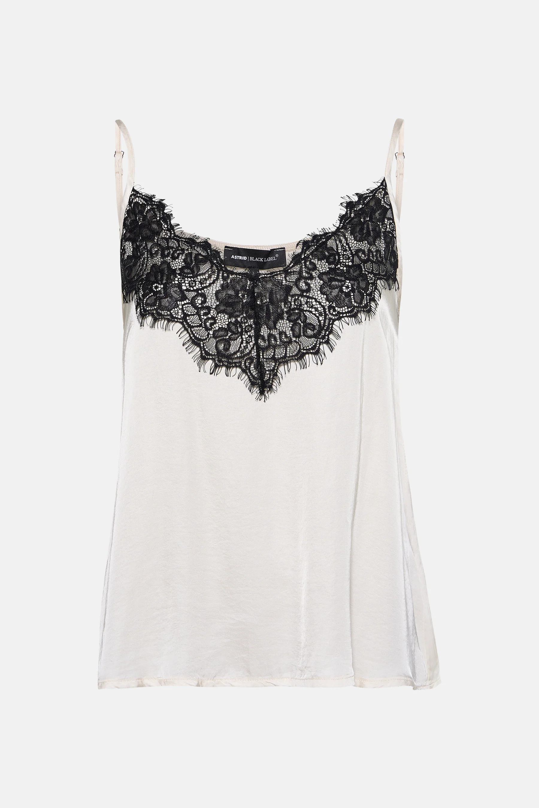 Blouse met korte mouwen - ecru