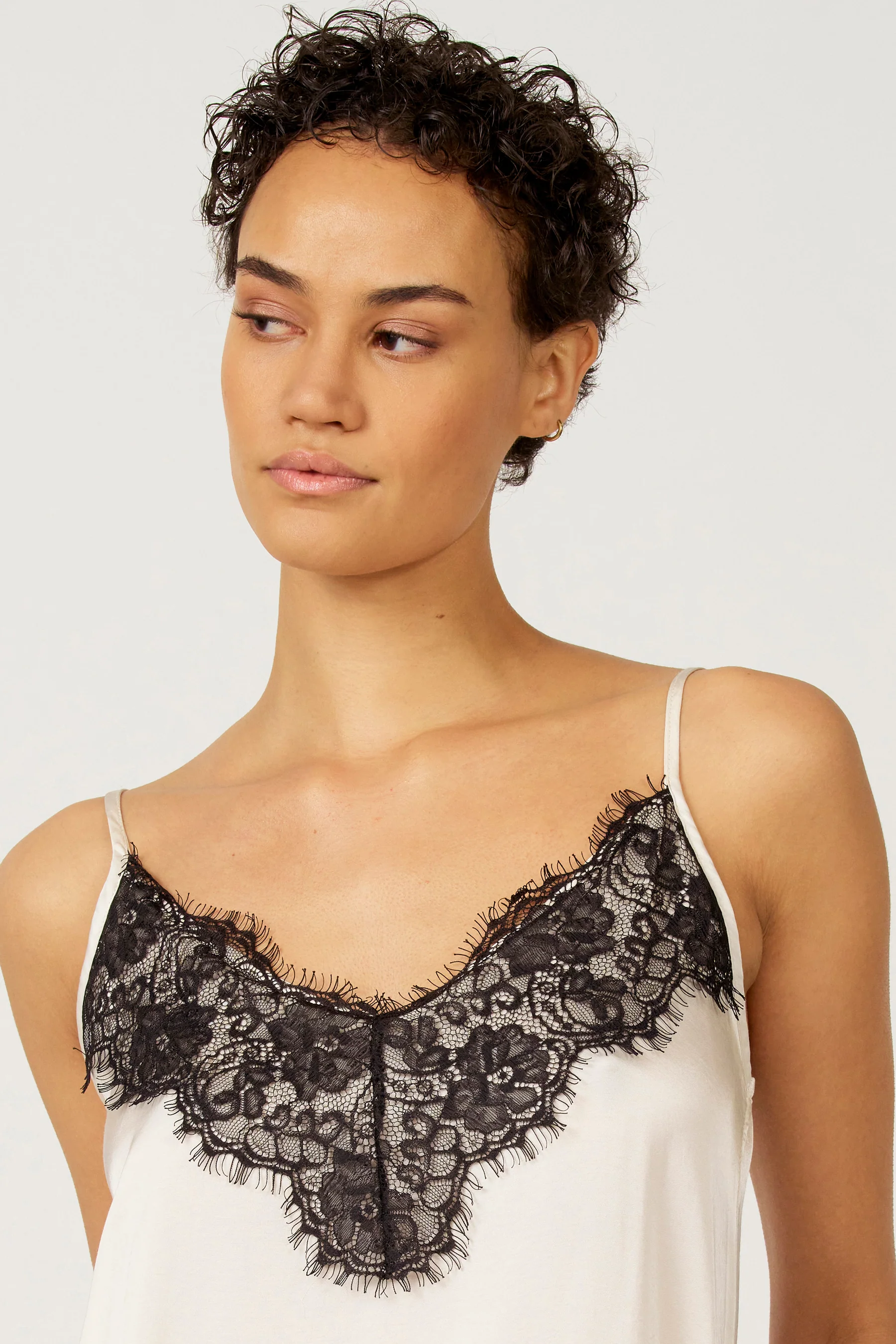 Blouse met korte mouwen - ecru - Image 5