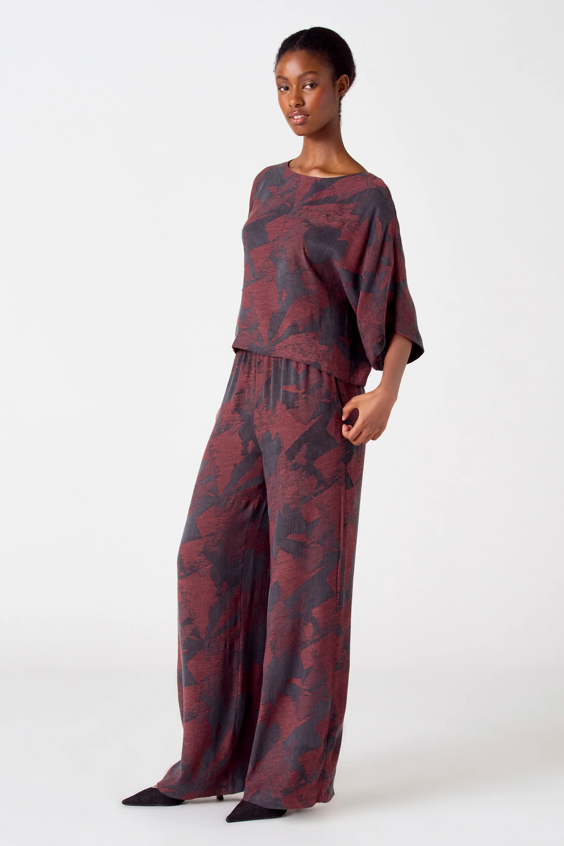 Broek print - zwart - Image 2