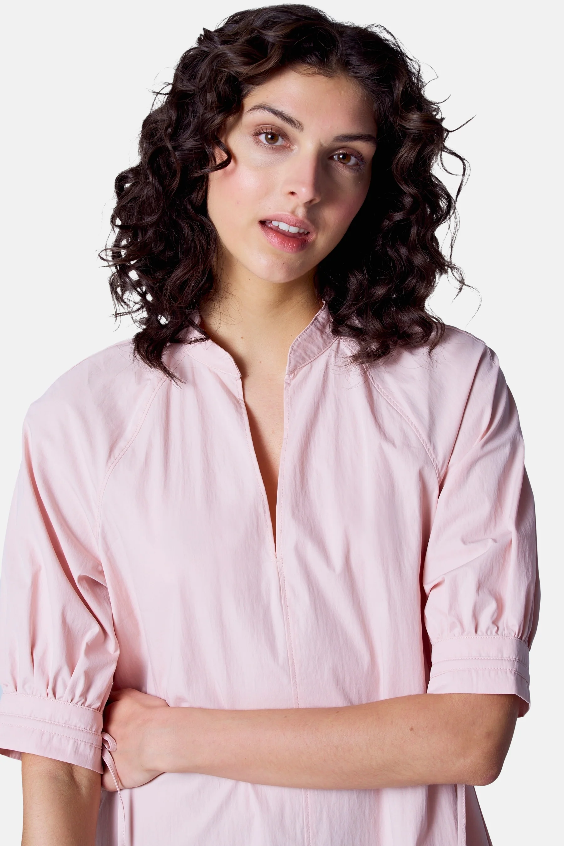 Kleedje met korte mouwen - roze - Image 6