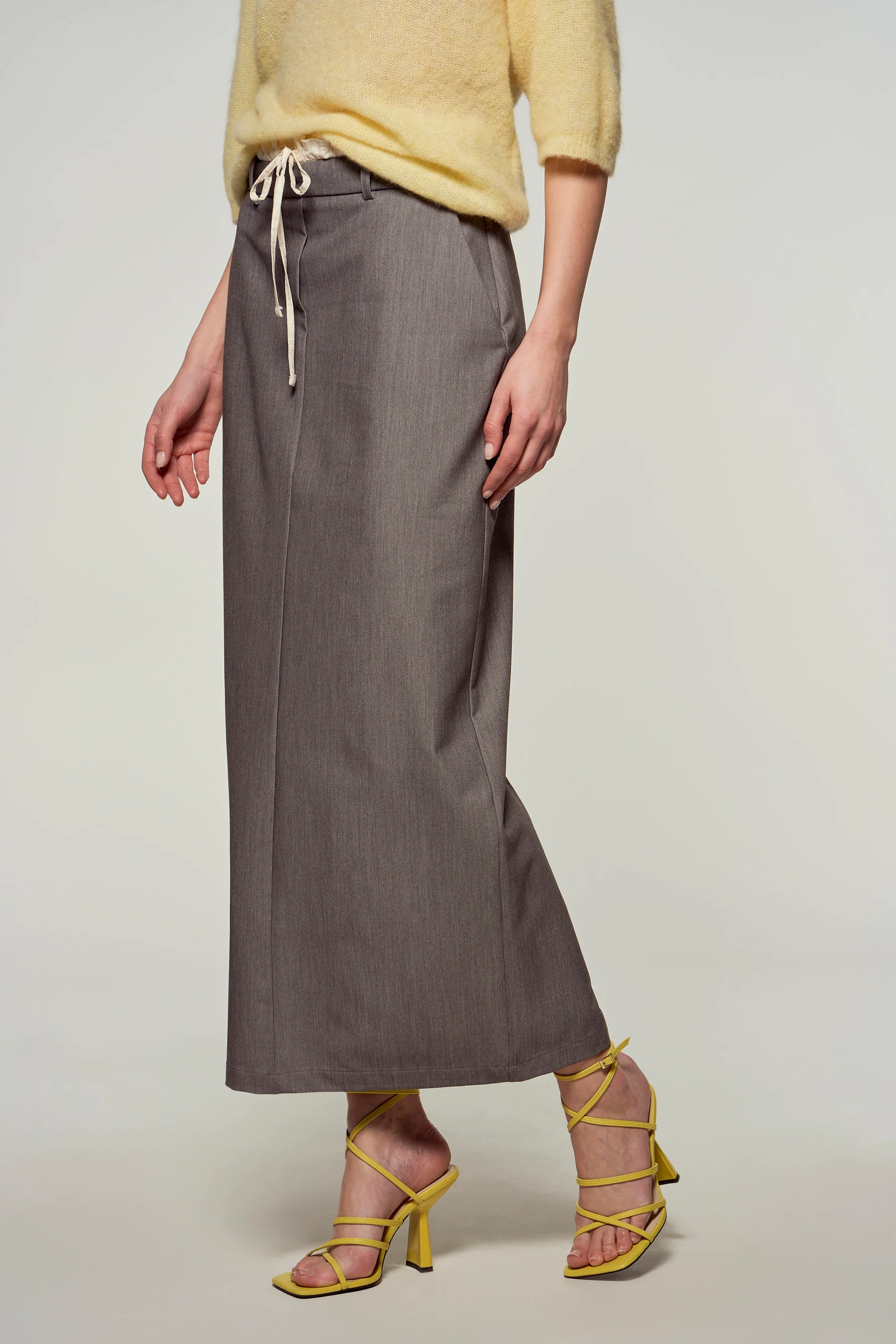Lange rok - grijs - Image 3