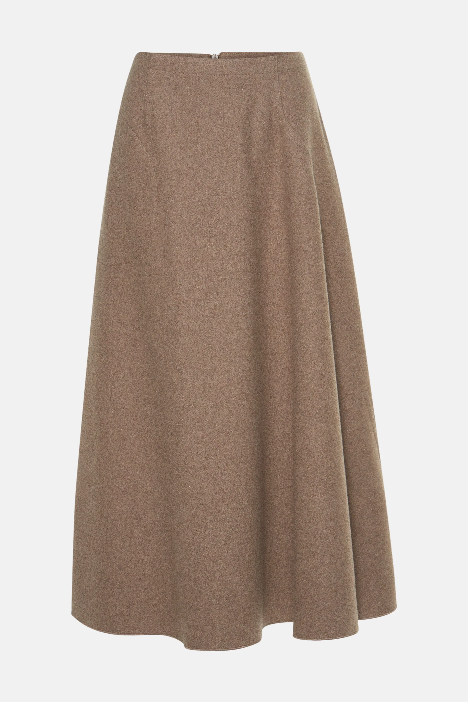 Lange rok - taupe - Image 6