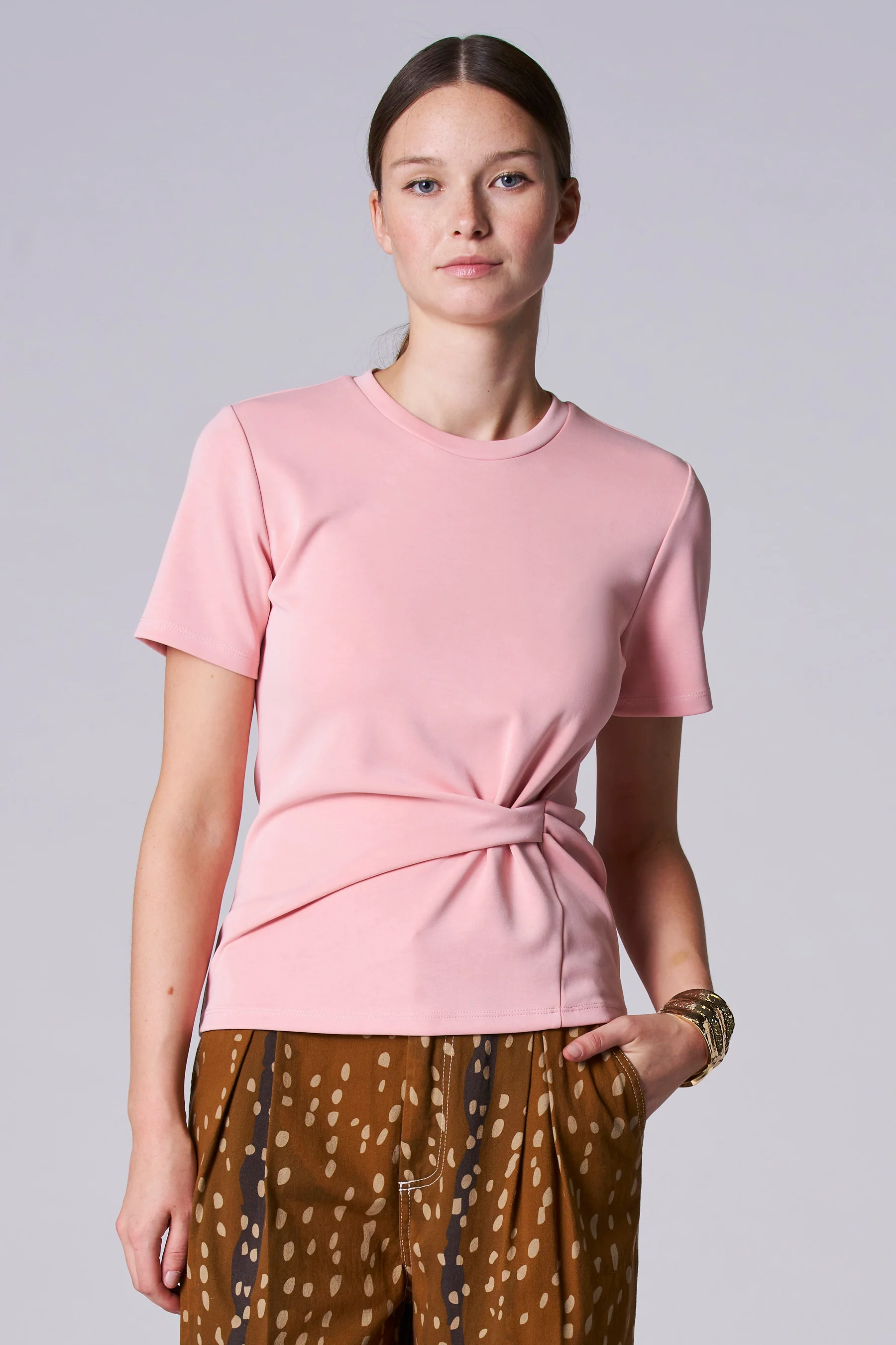 T-shirt met korte mouwen - roze