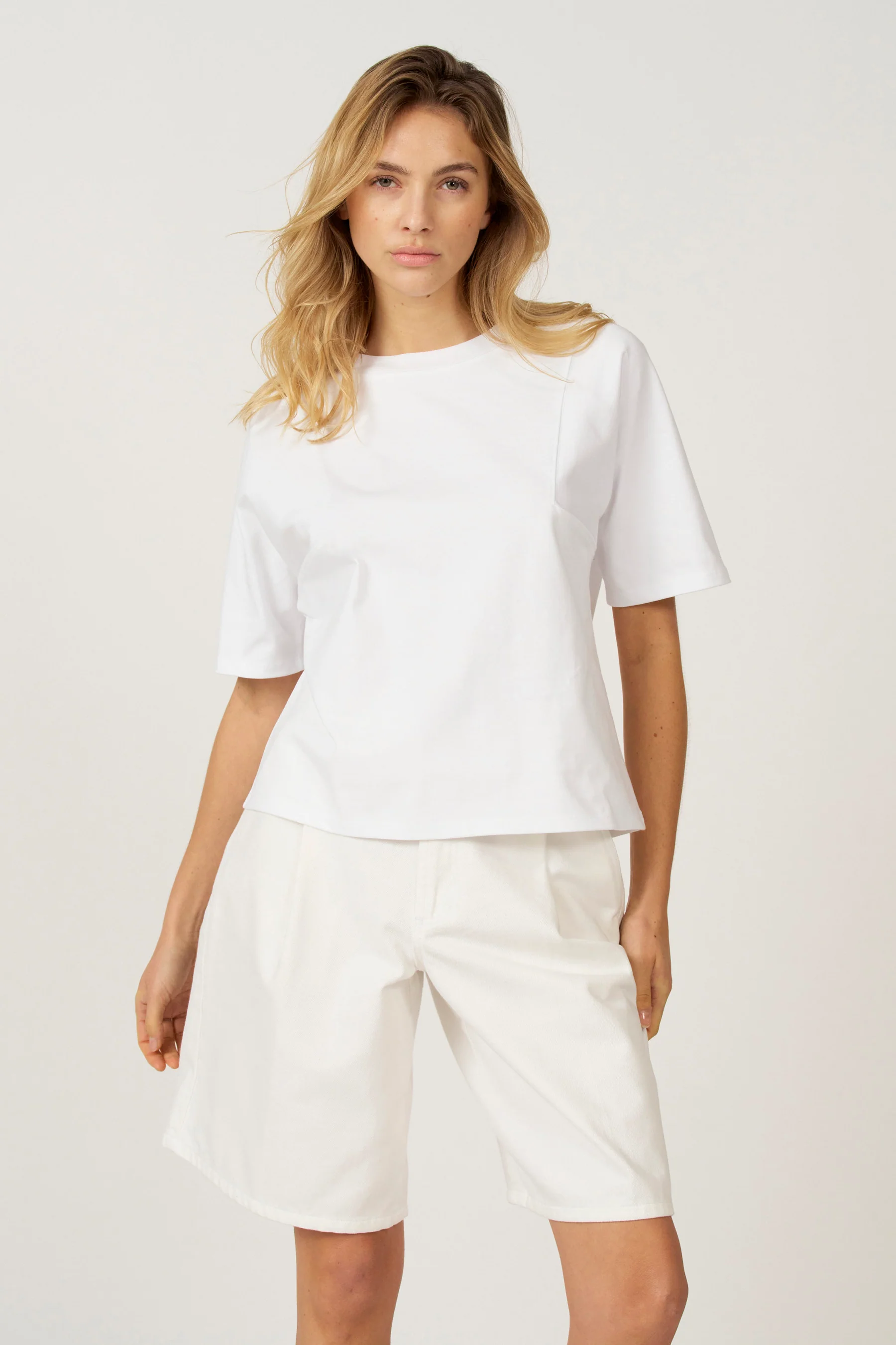 T-shirt met korte mouwen - wit
