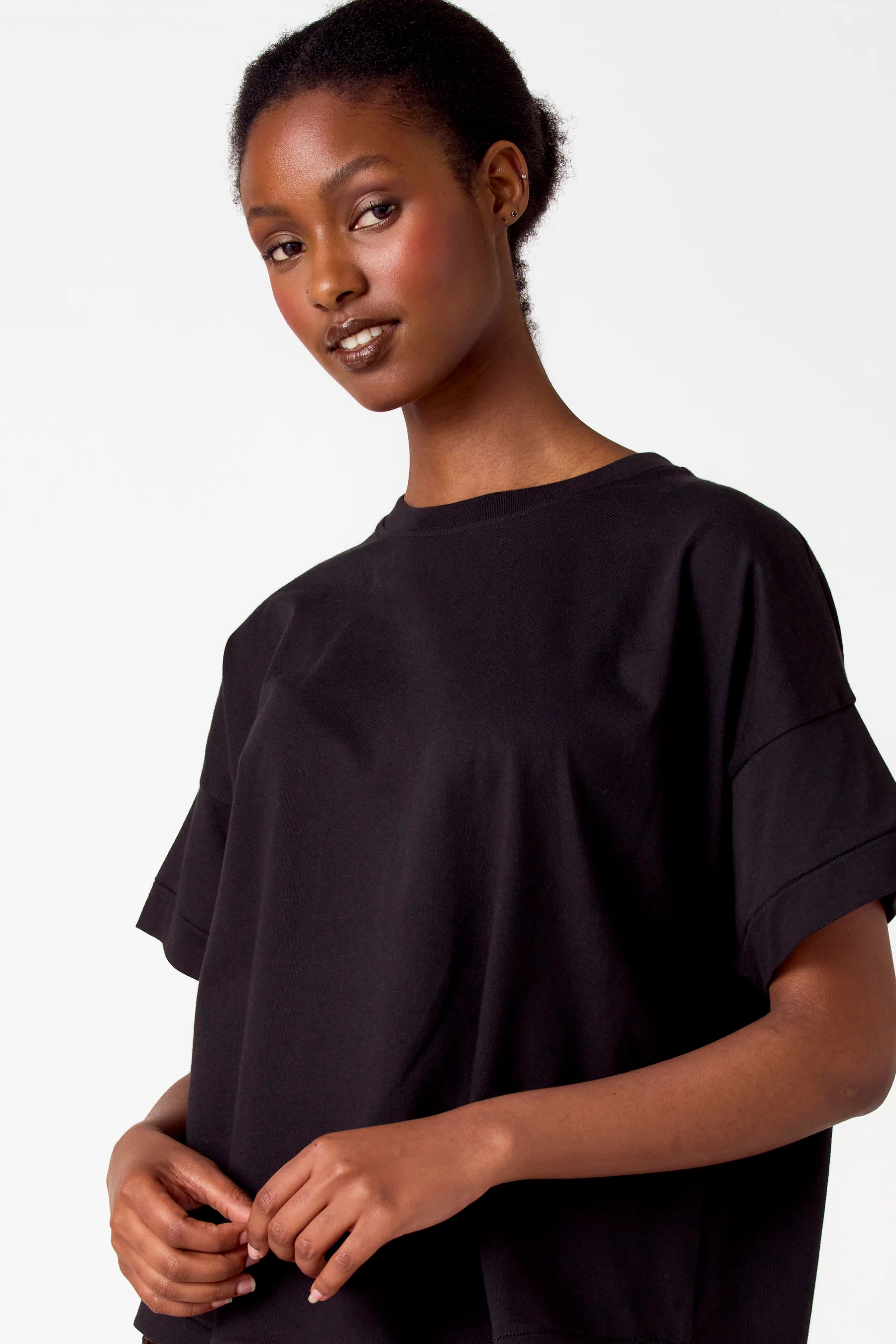 T-shirt met korte mouwen - zwart - Image 5