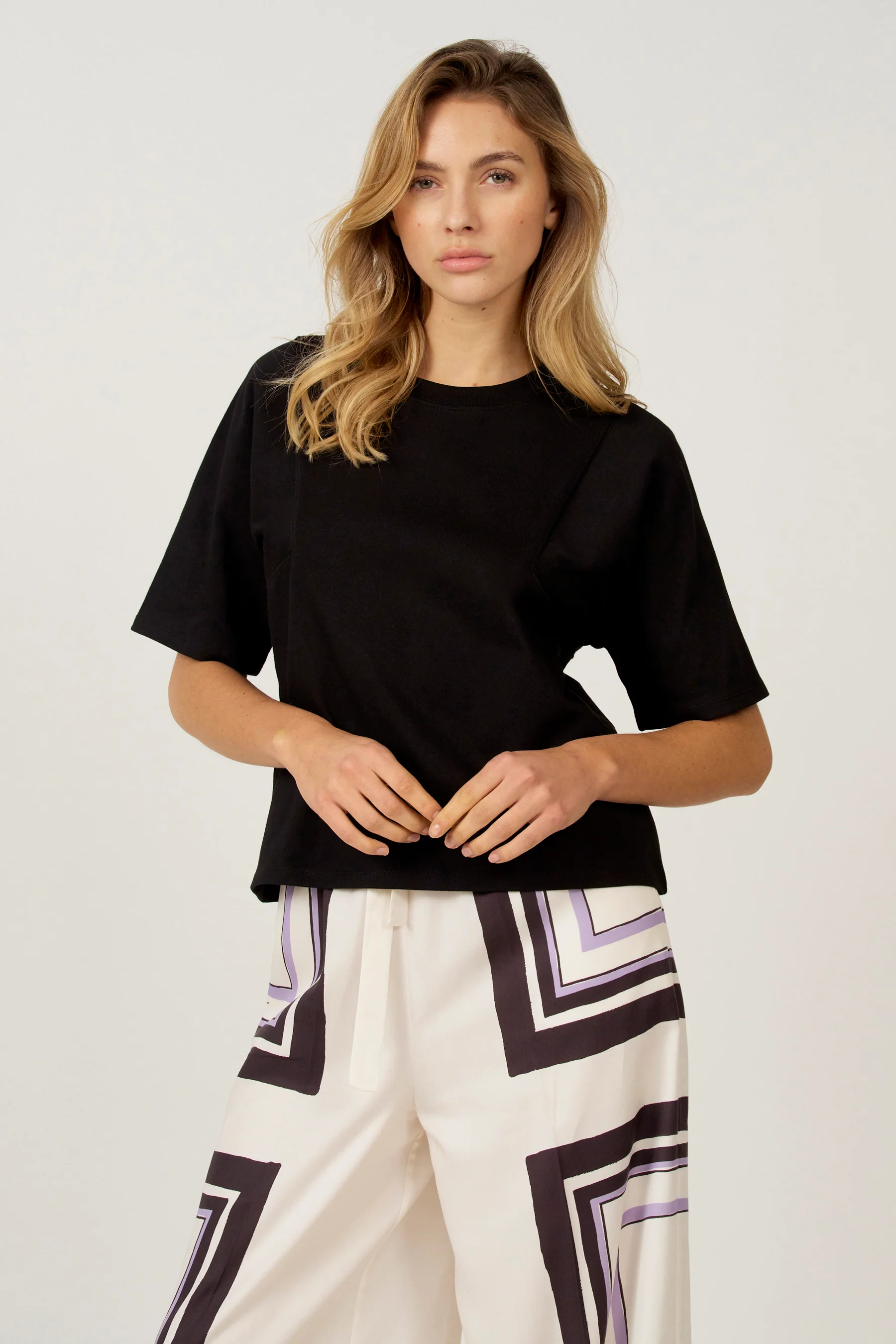 T-shirt met korte mouwen - zwart