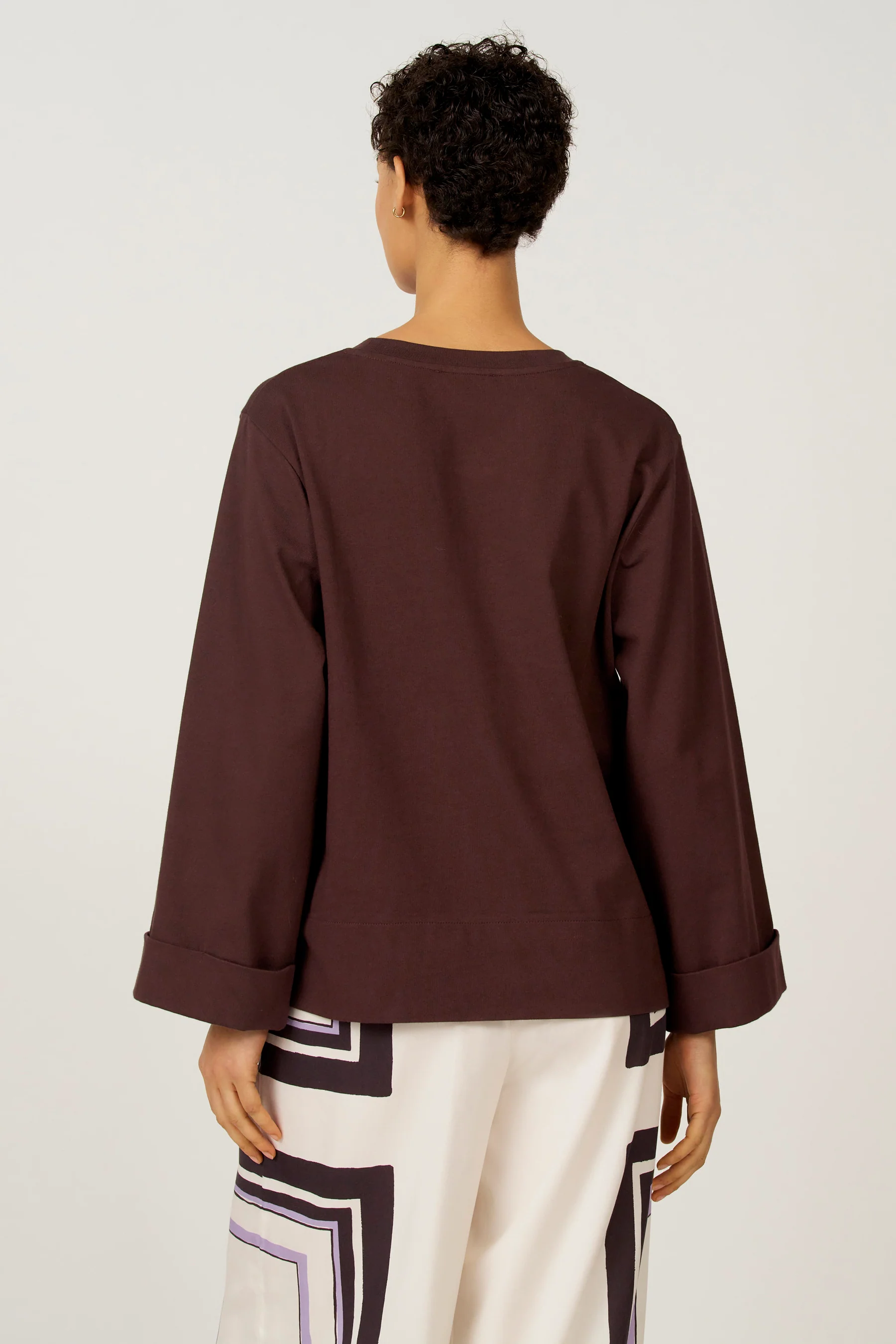 T-shirt met lange mouwen - bruin - Image 3