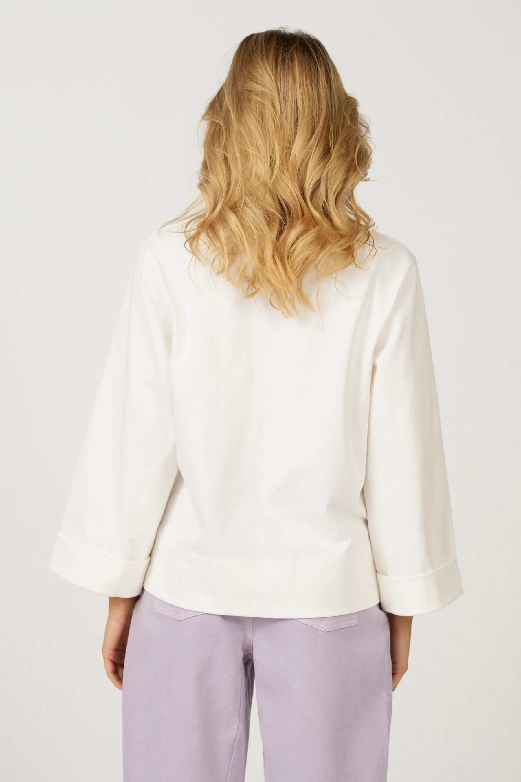 T-shirt met lange mouwen - ecru - Image 3