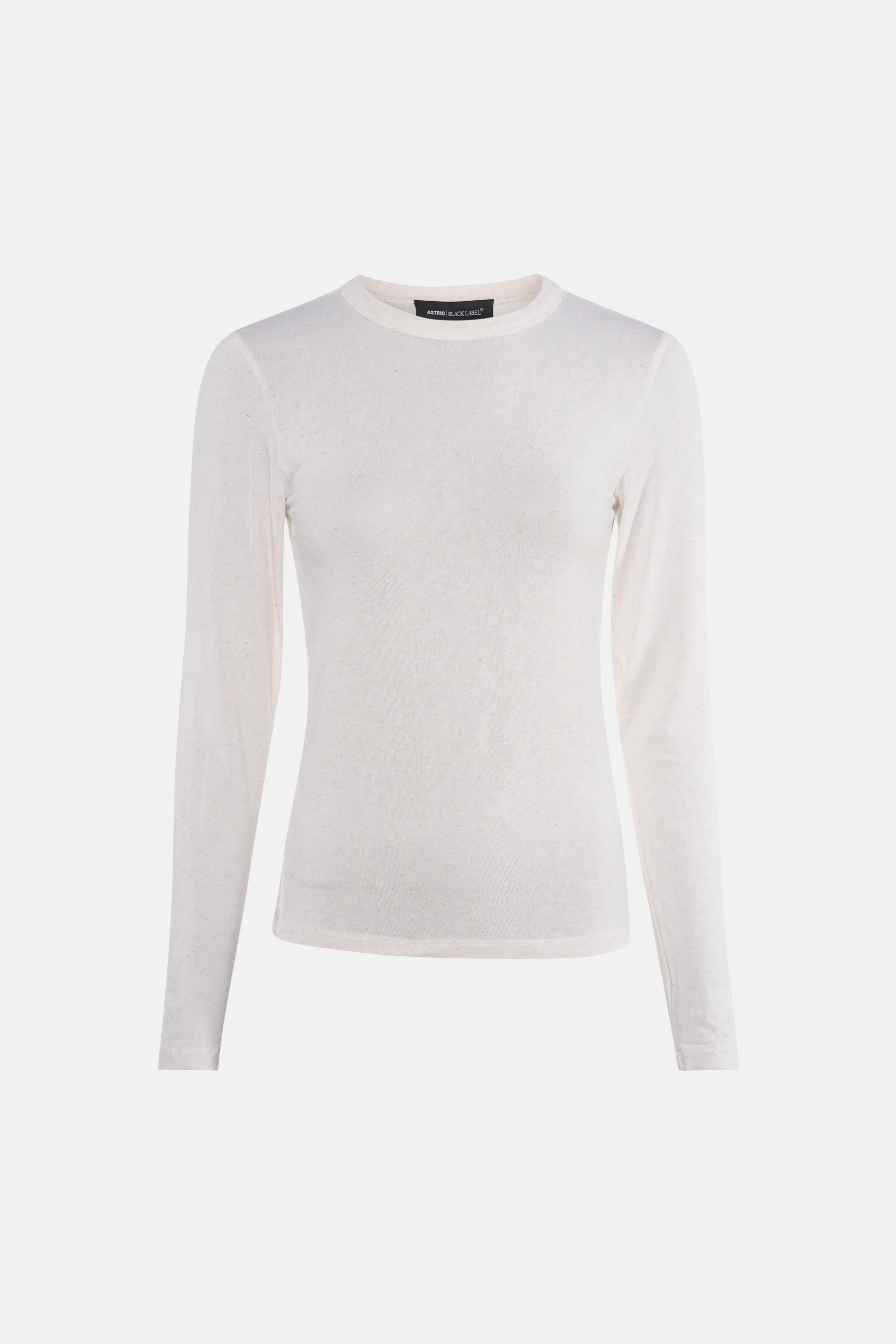 T-shirt met lange mouwen - ecru