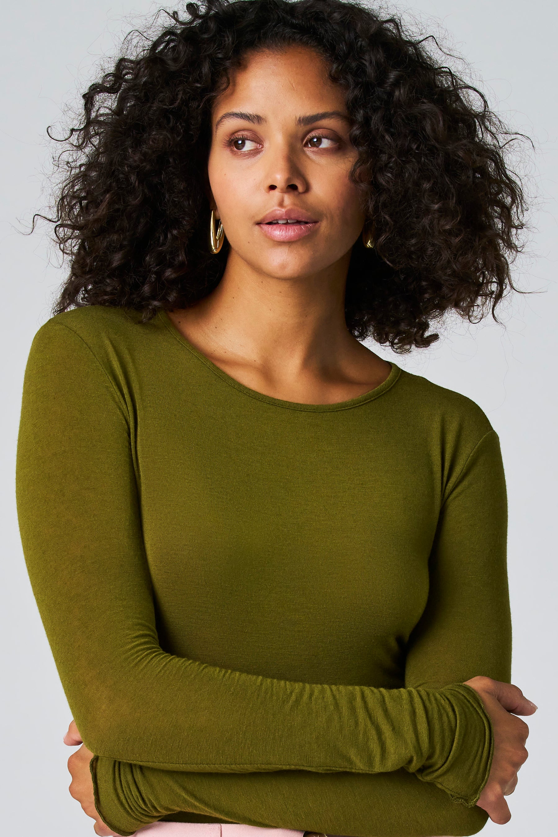 T-shirt met lange mouwen - groen
