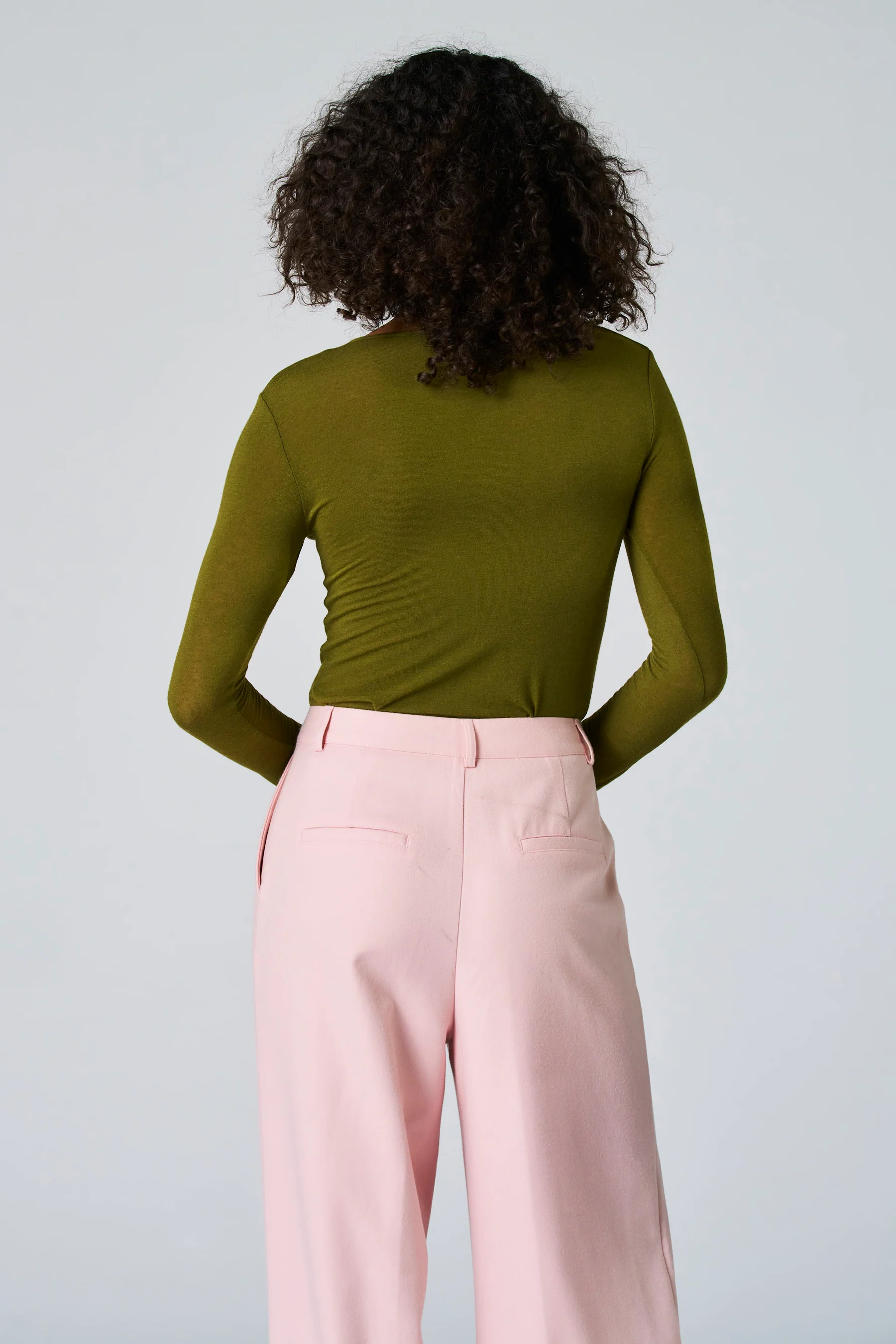 T-shirt met lange mouwen - groen - Image 3