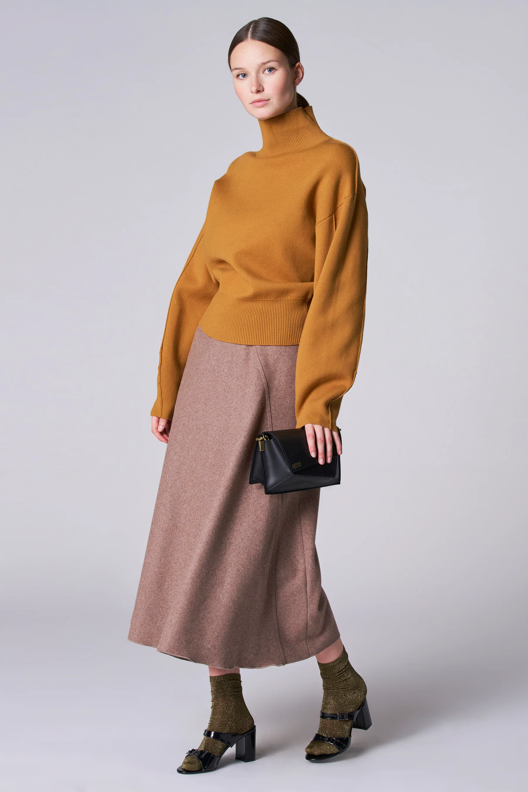 Pull met rolkraag - groen - Image 2