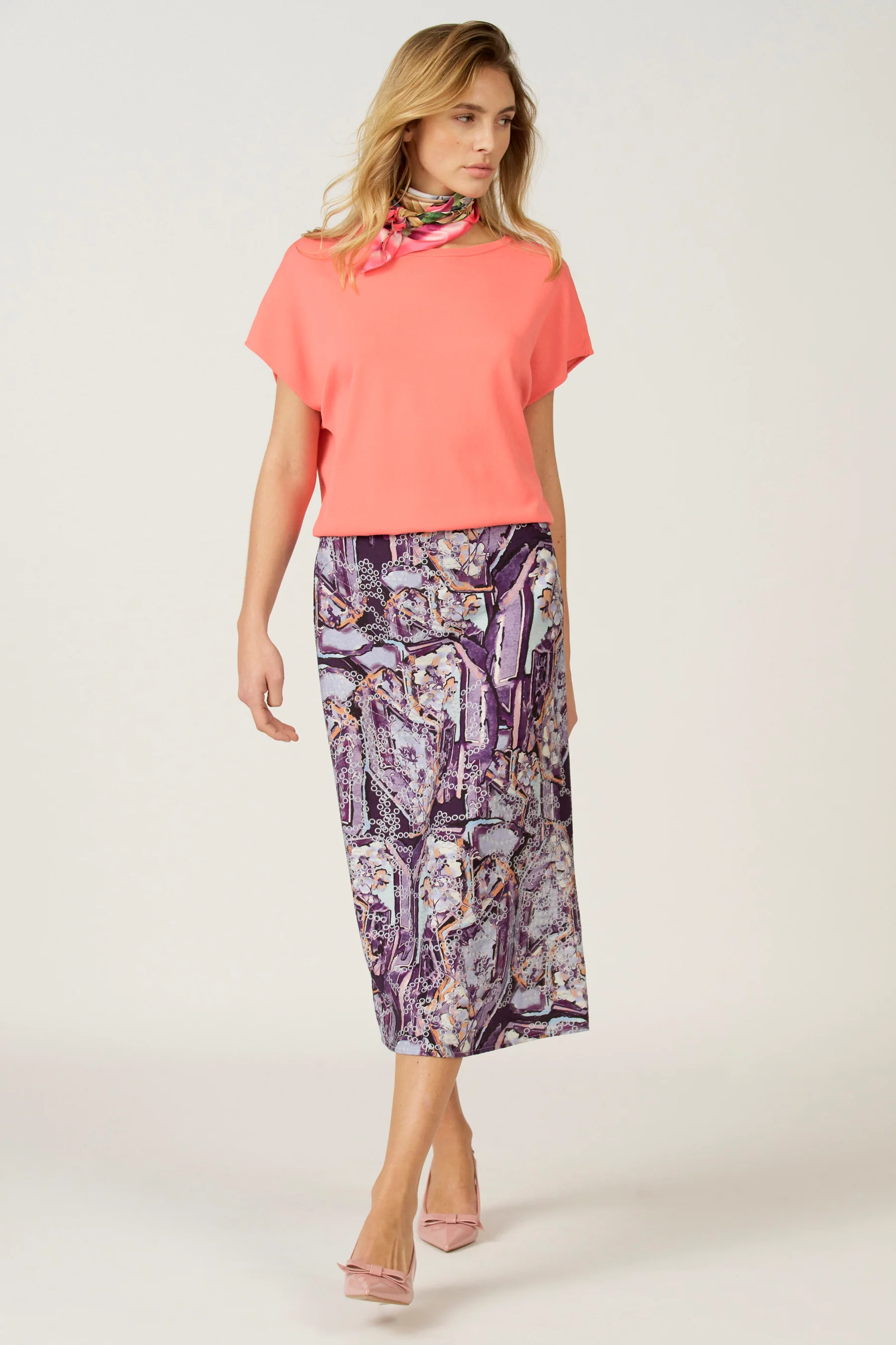 Pull met ronde hals - Roze - Image 2