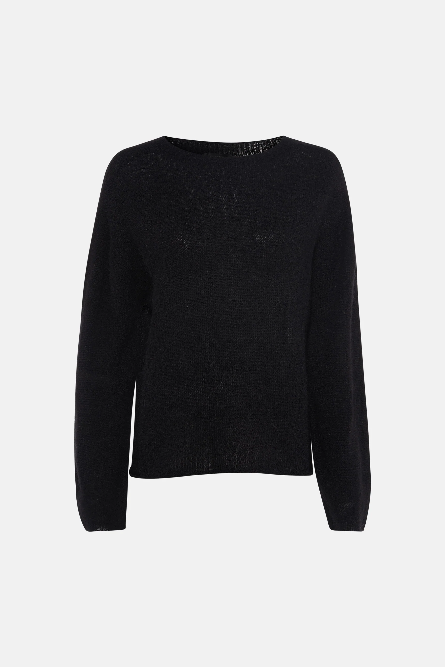 Pull O-hals - zwart