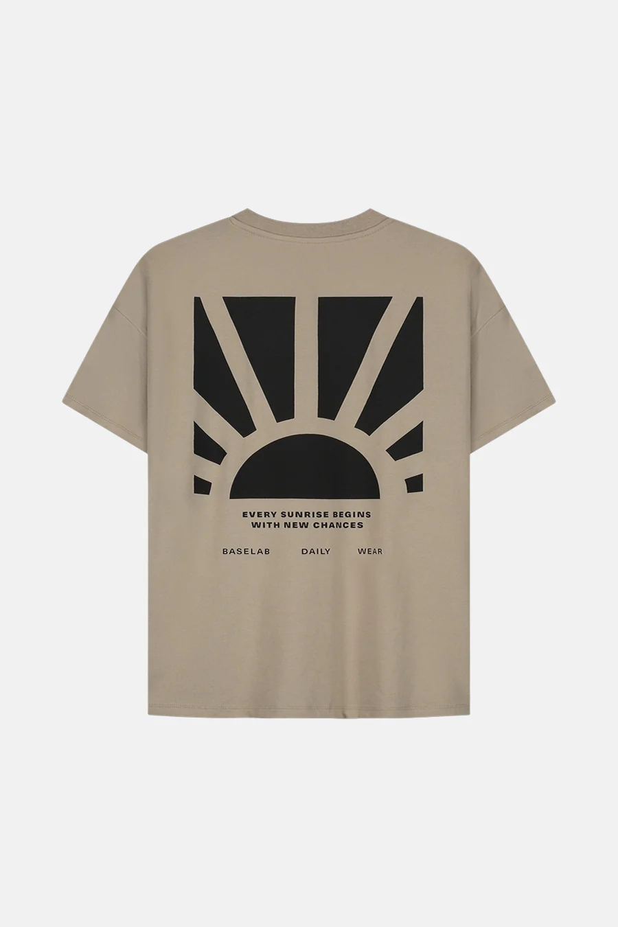 T-shirt met korte mouwen - beige - Image 3