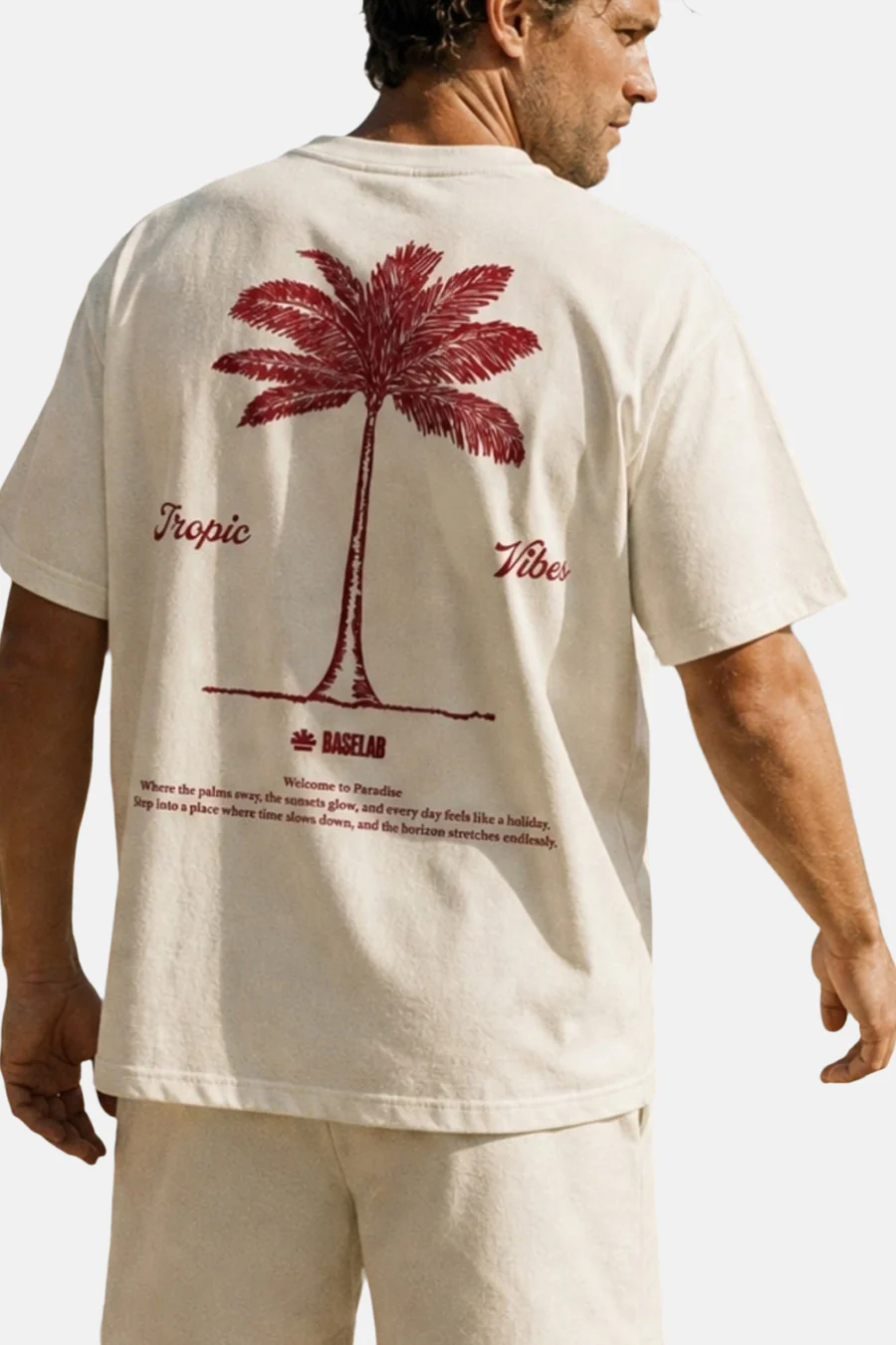 T-shirt - ecru