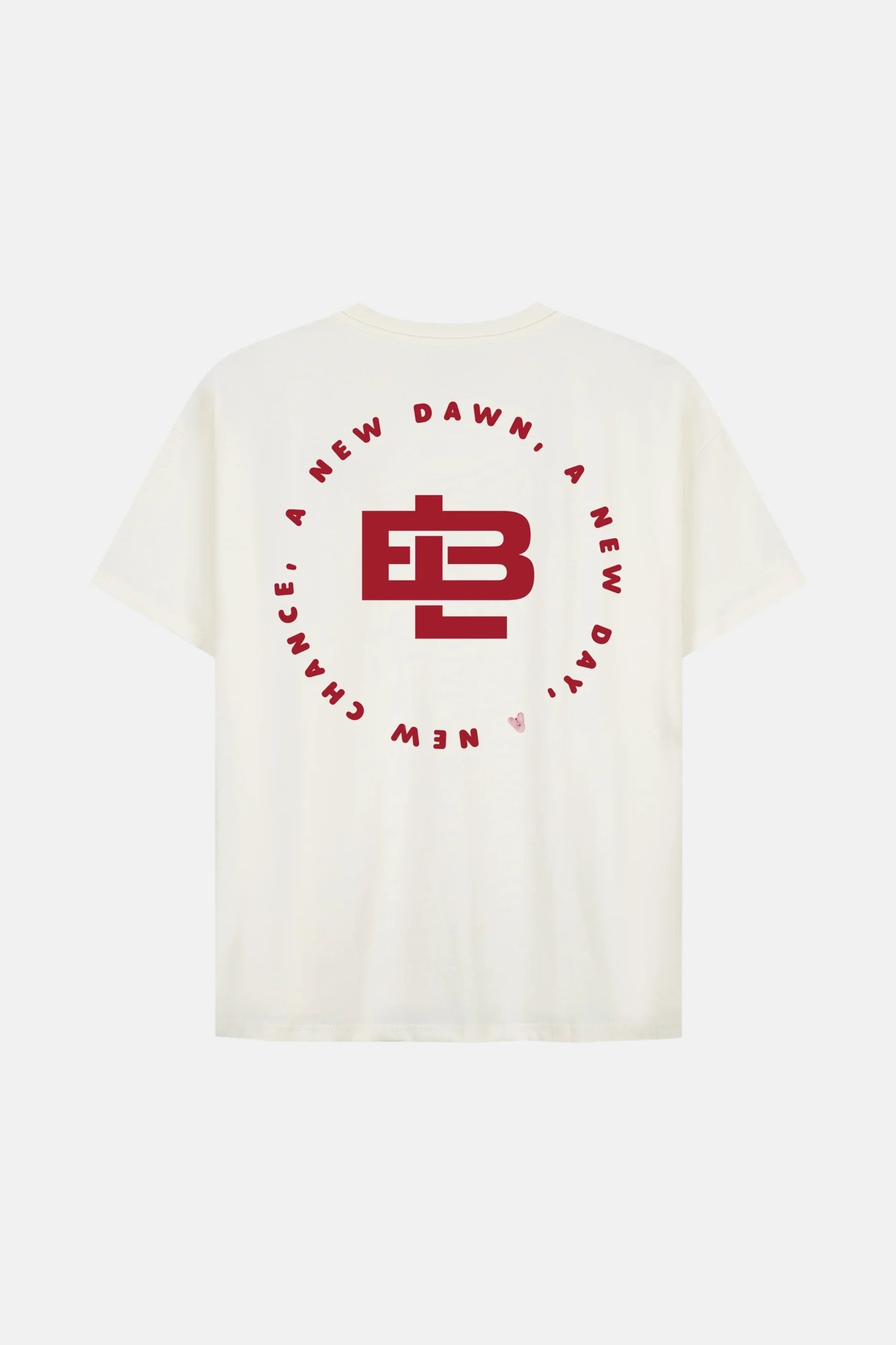 T-shirt met korte mouwen - Ecru - Image 3