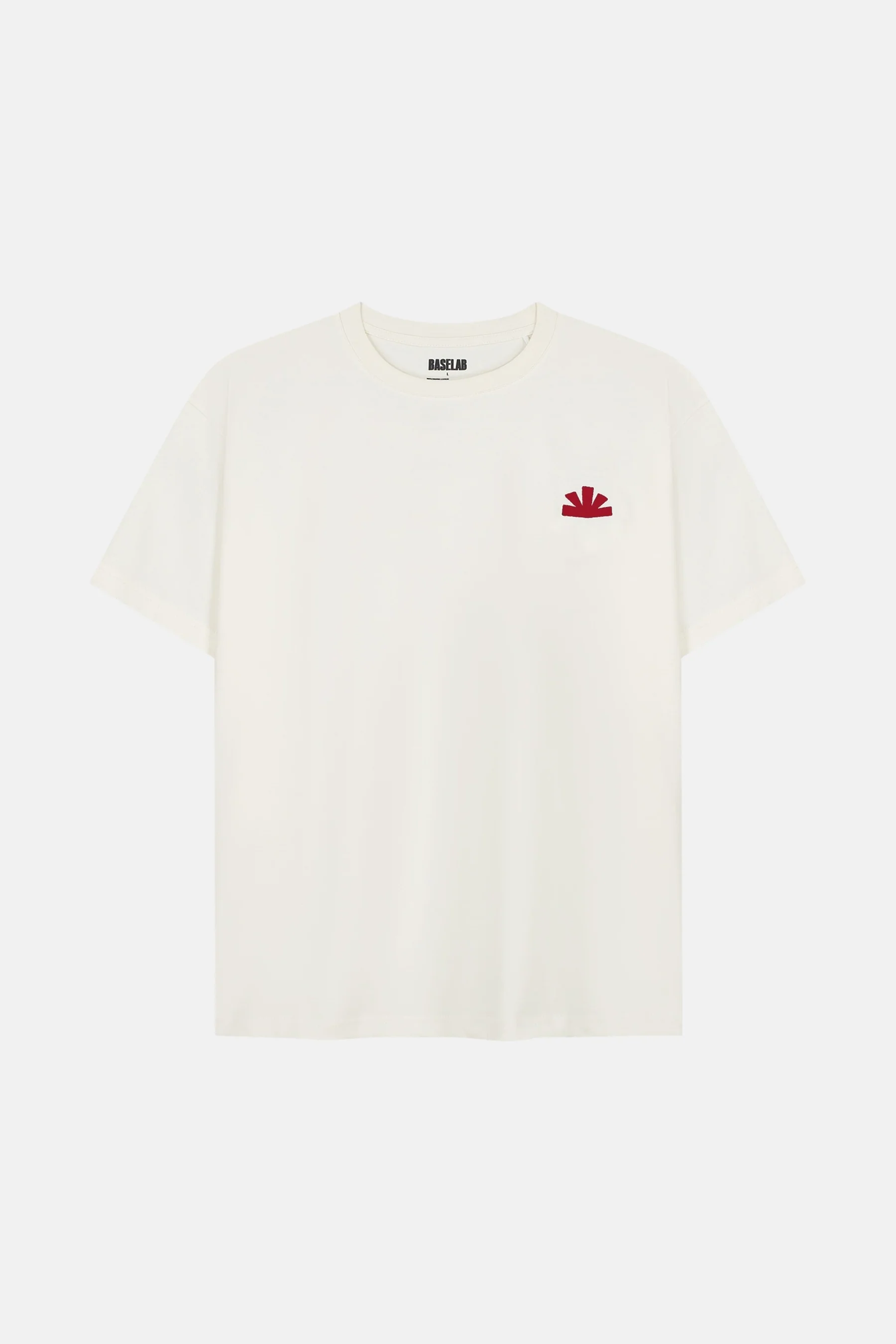 T-shirt met korte mouwen - Ecru - Image 4