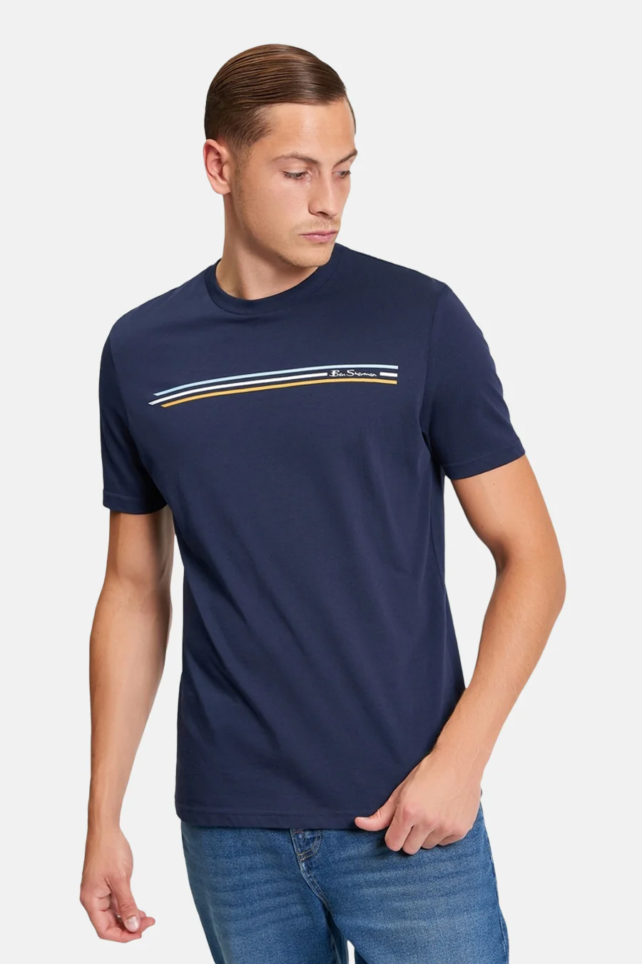 T-shirt met korte mouwen - blauw