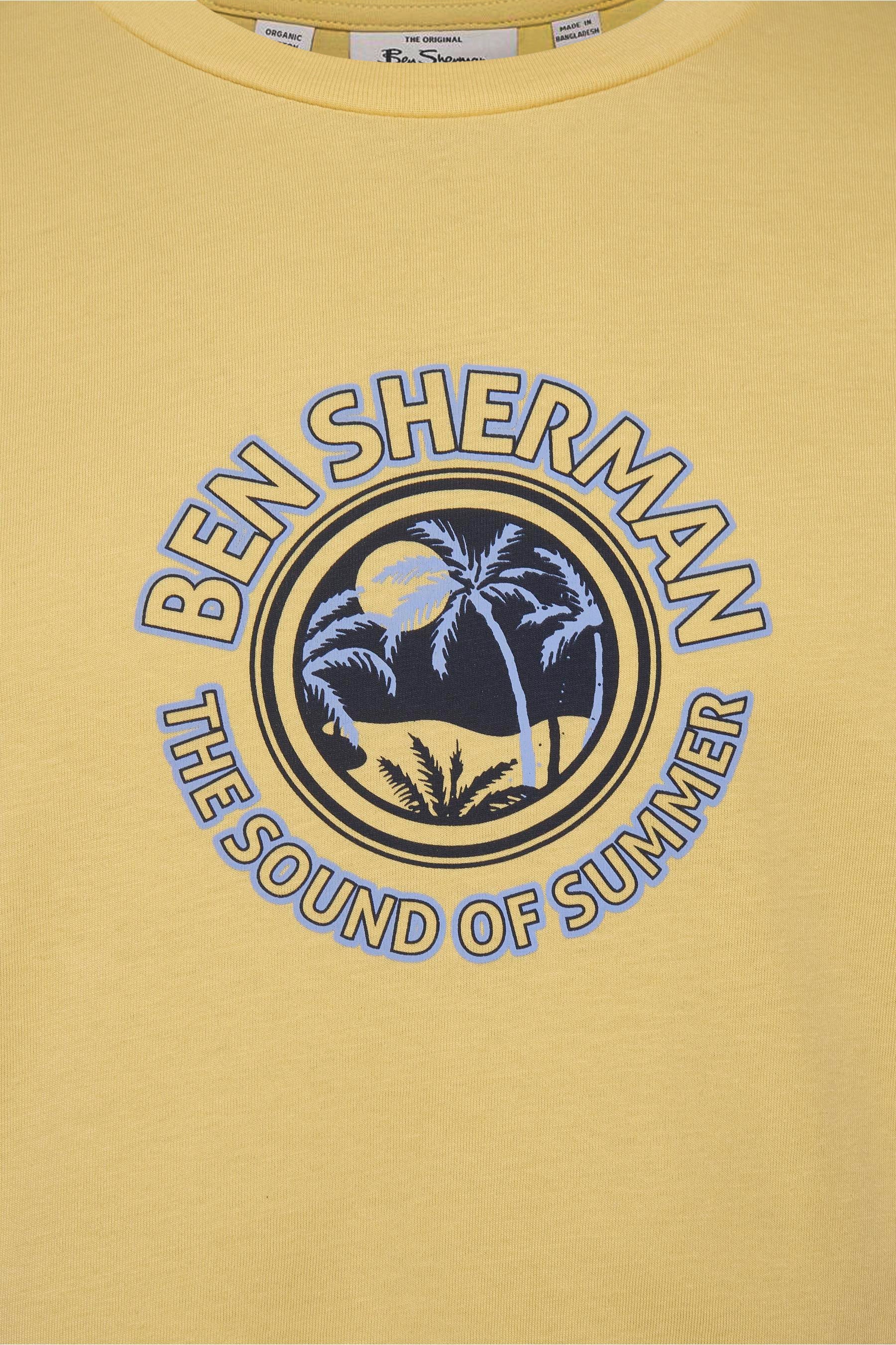 T-shirt met korte mouwen - geel - Image 3