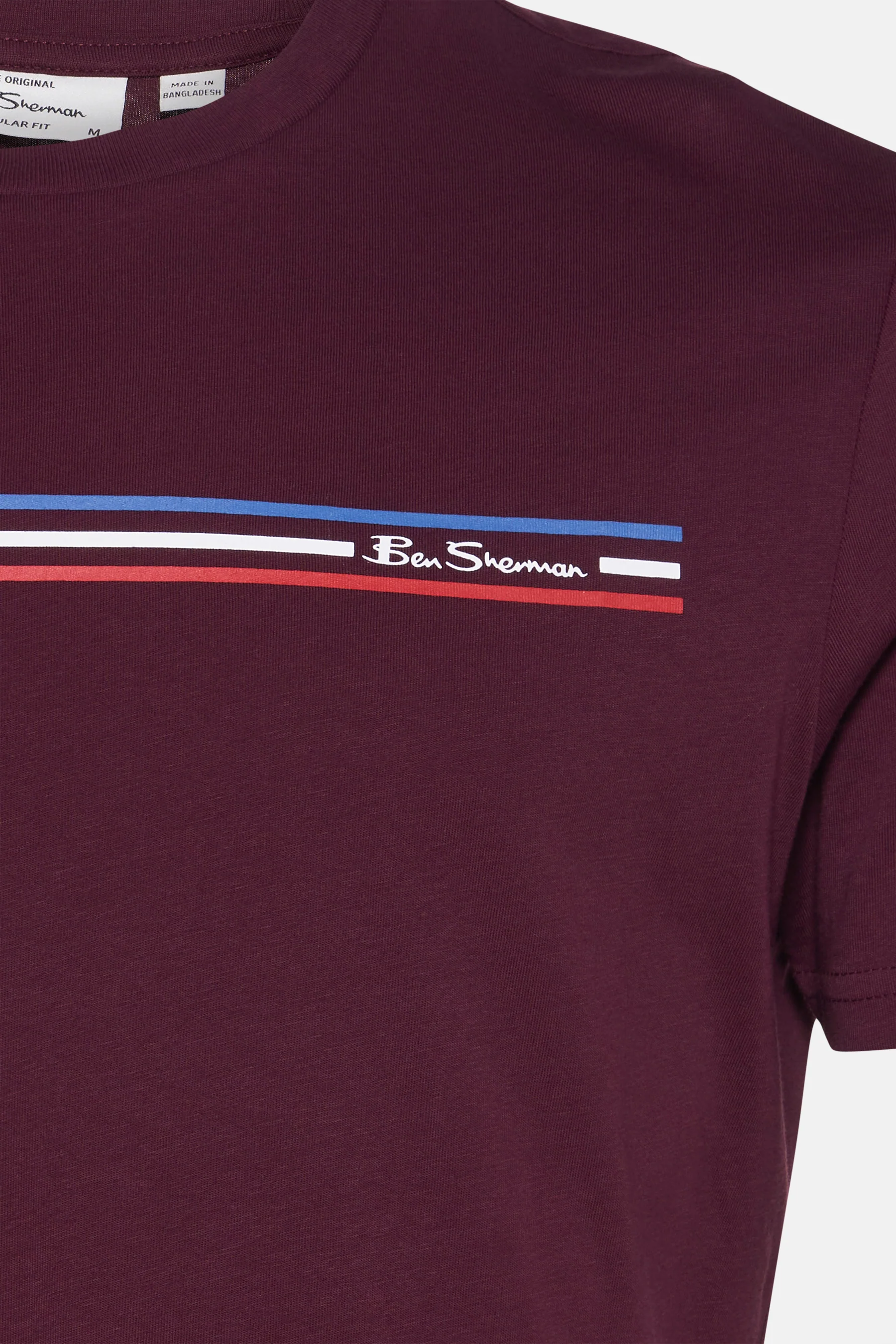 T-shirt met korte mouwen - Bordeaux - Image 3