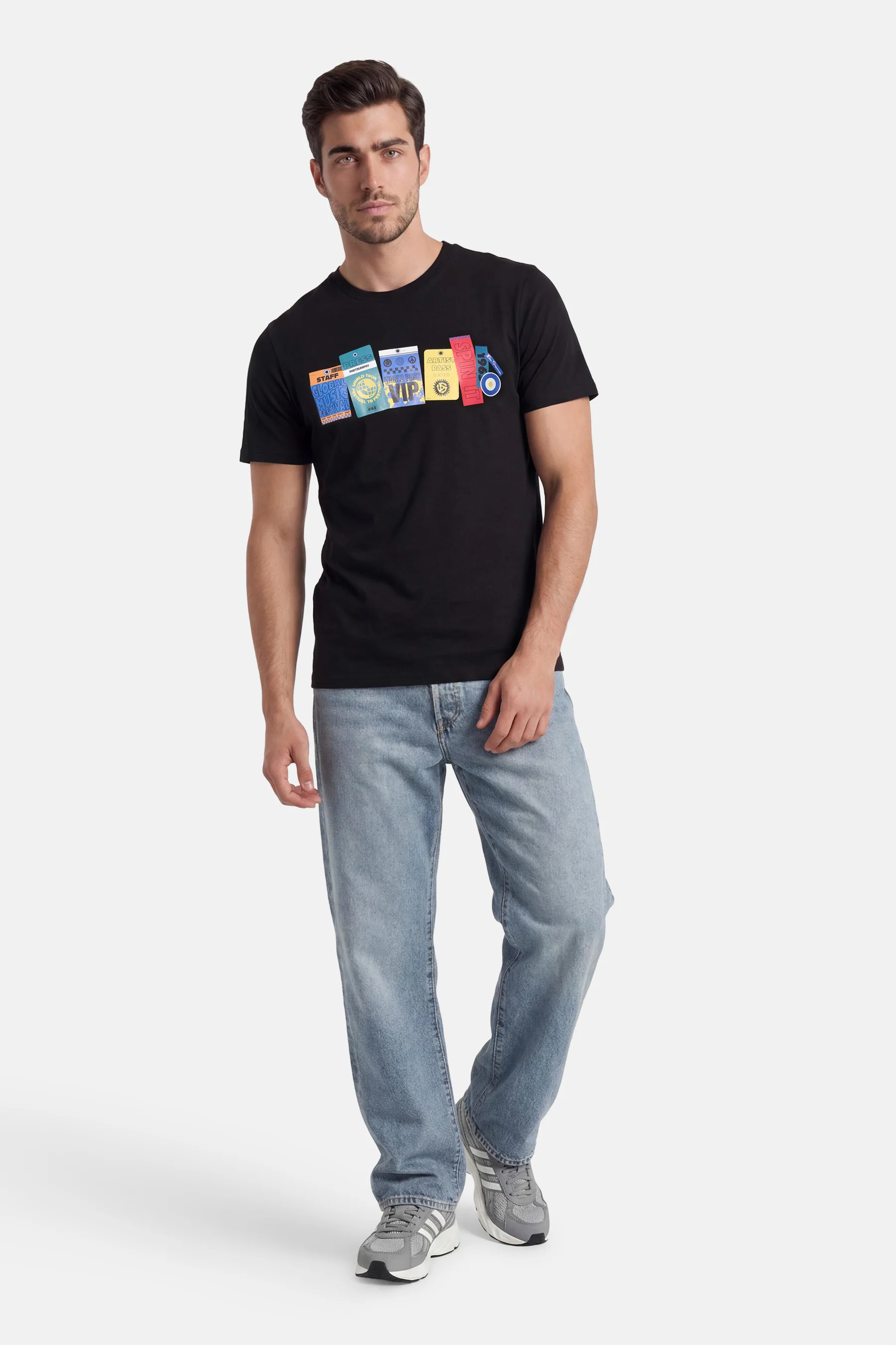 T-shirt - zwart - Image 2