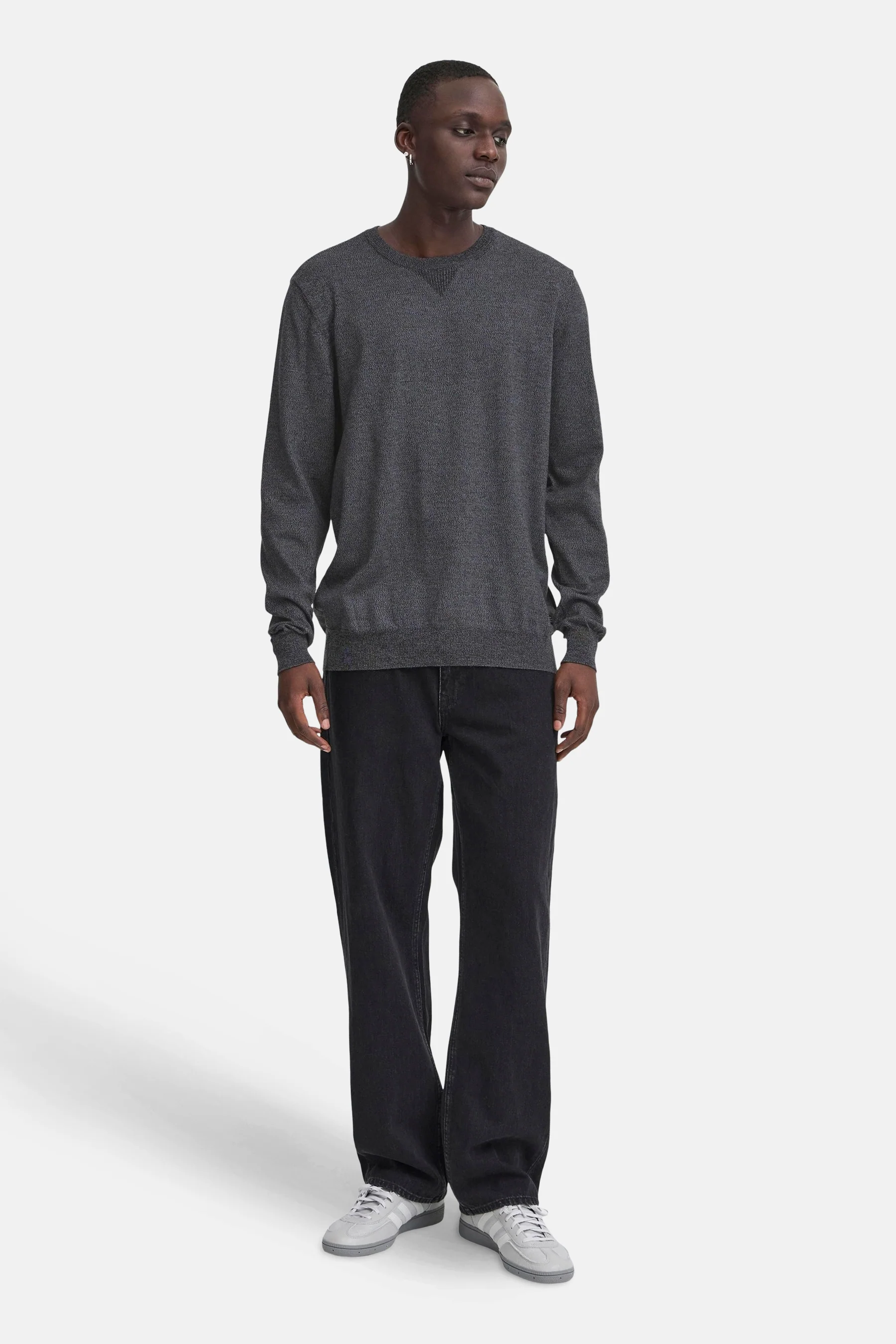 Pull met ronde hals - Grijs - Image 2