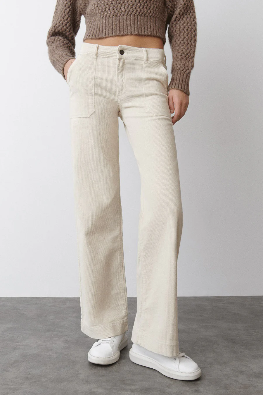 Broek - ecru