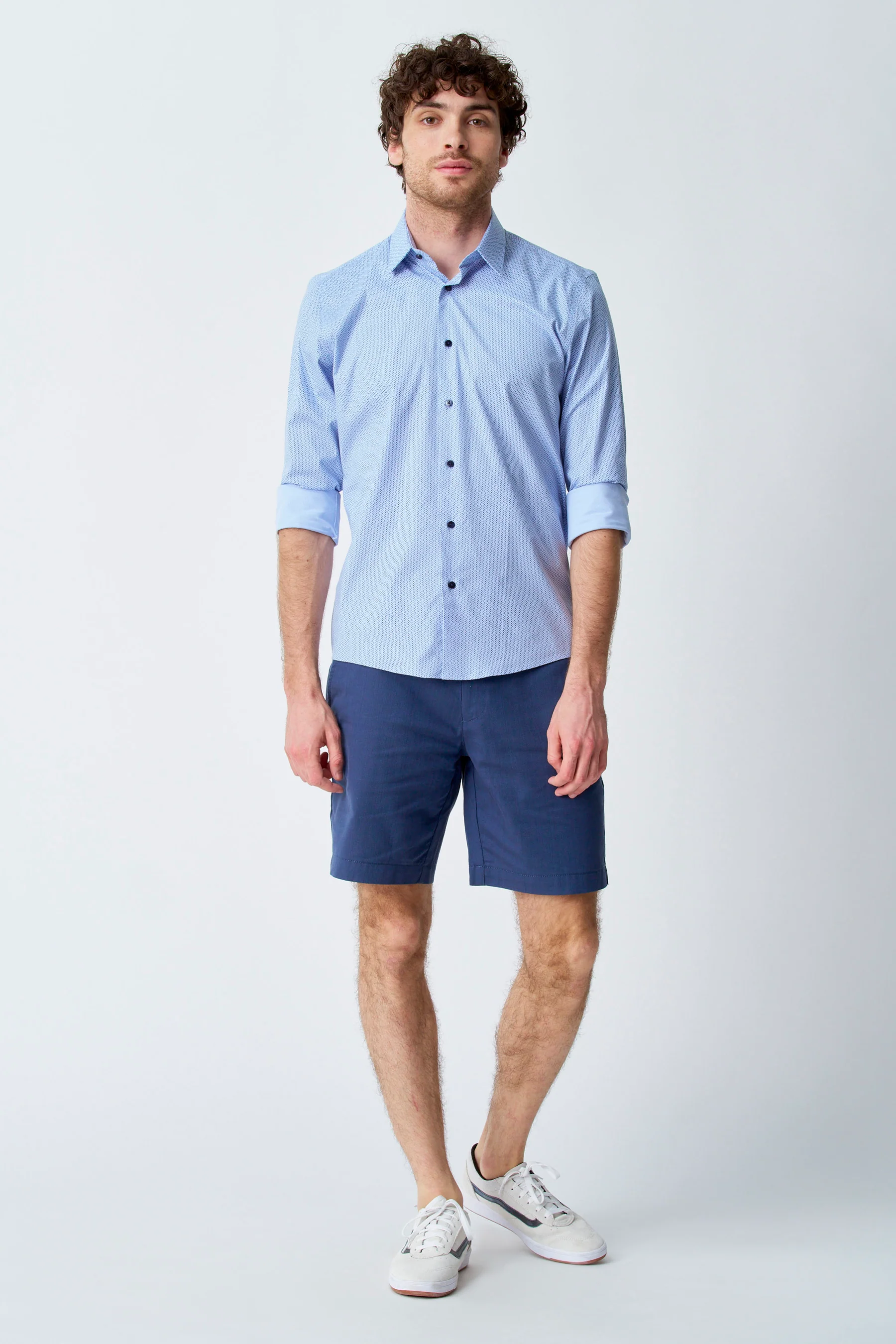 Short - blauw - Image 2