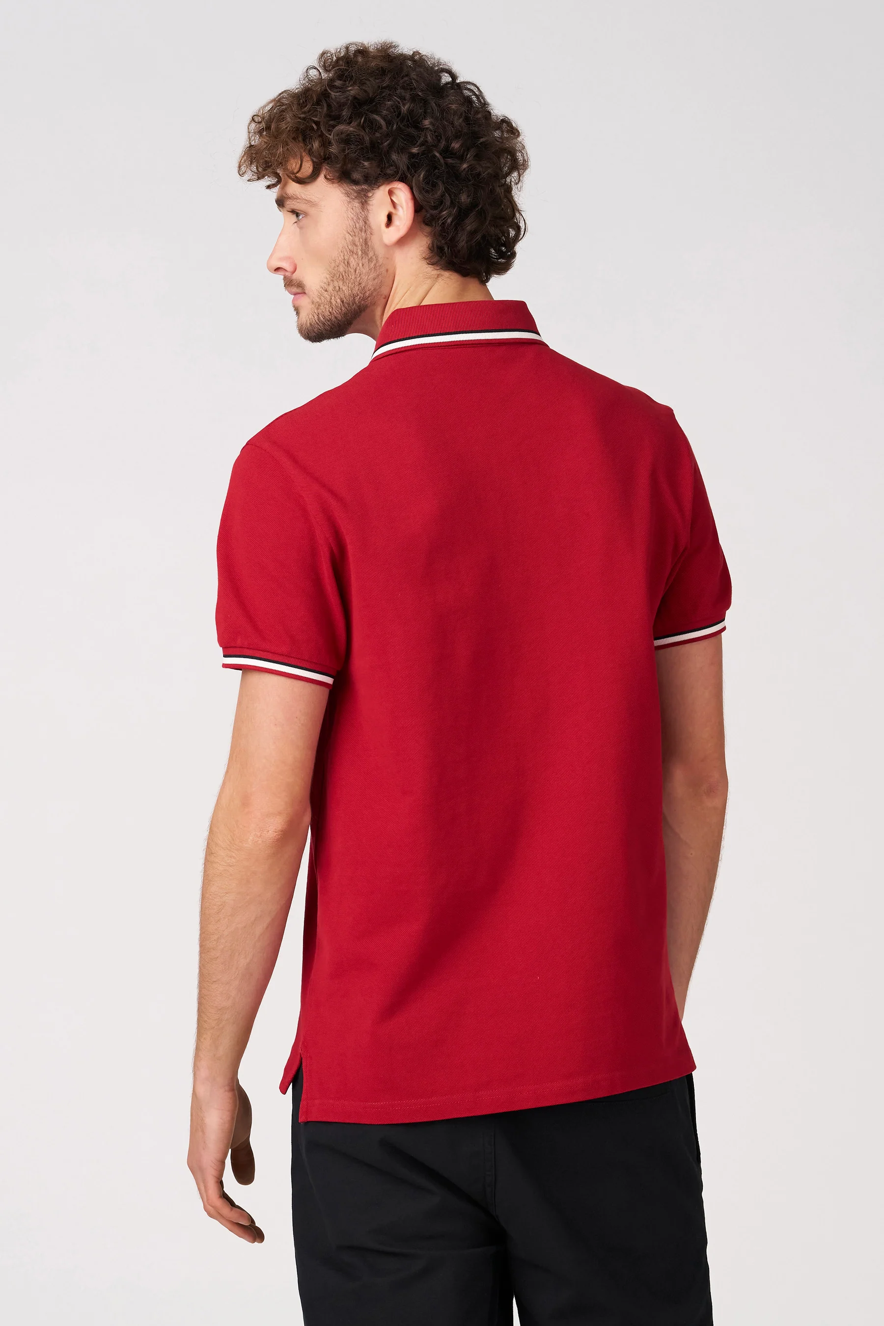 Polo met korte mouwen - rood - Image 3