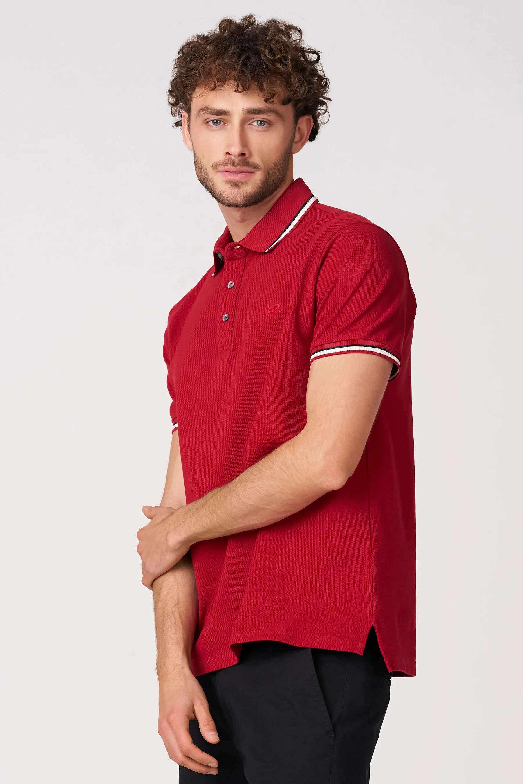 Polo met korte mouwen - rood - Image 4