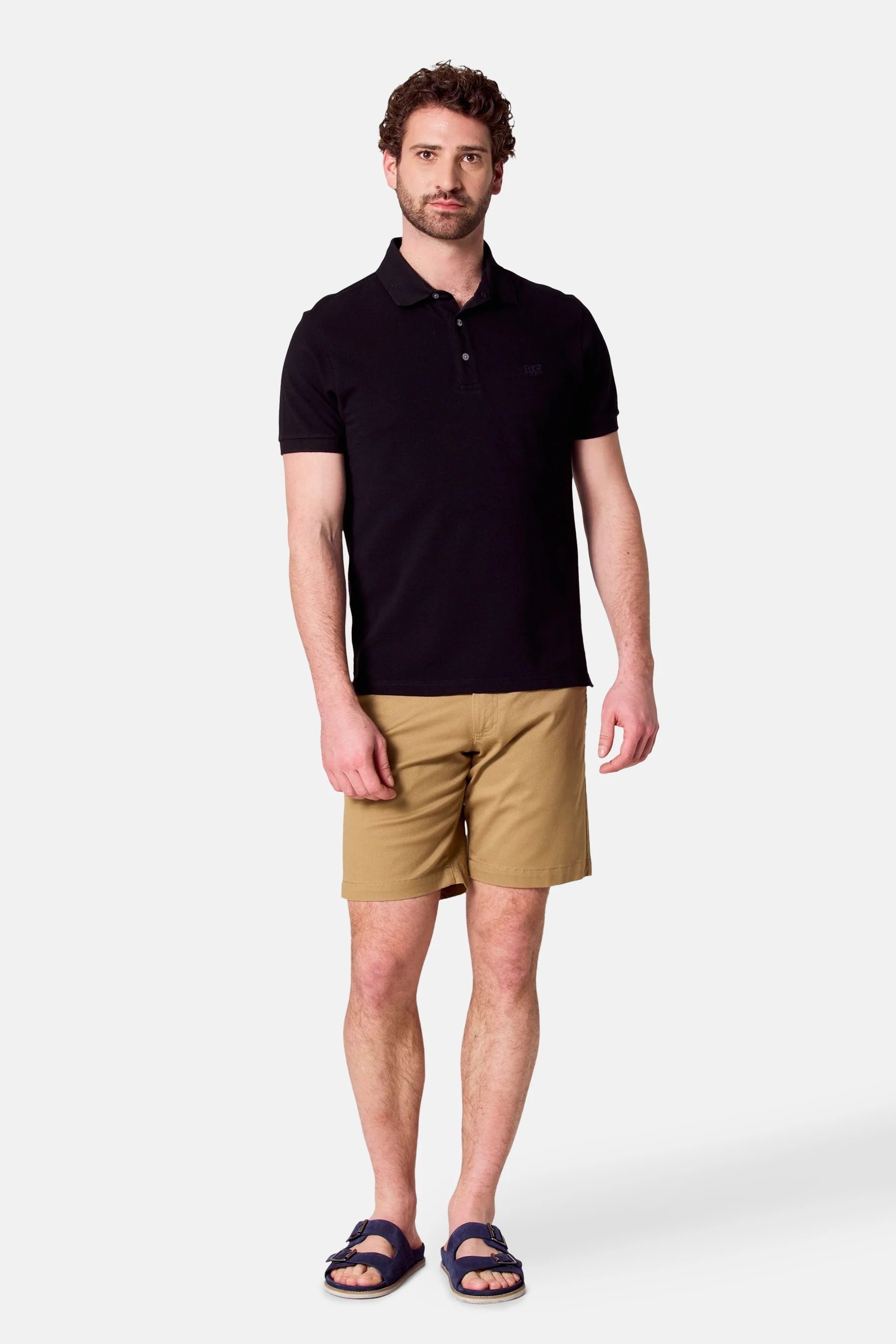 Polo met korte mouwen - zwart - Image 2